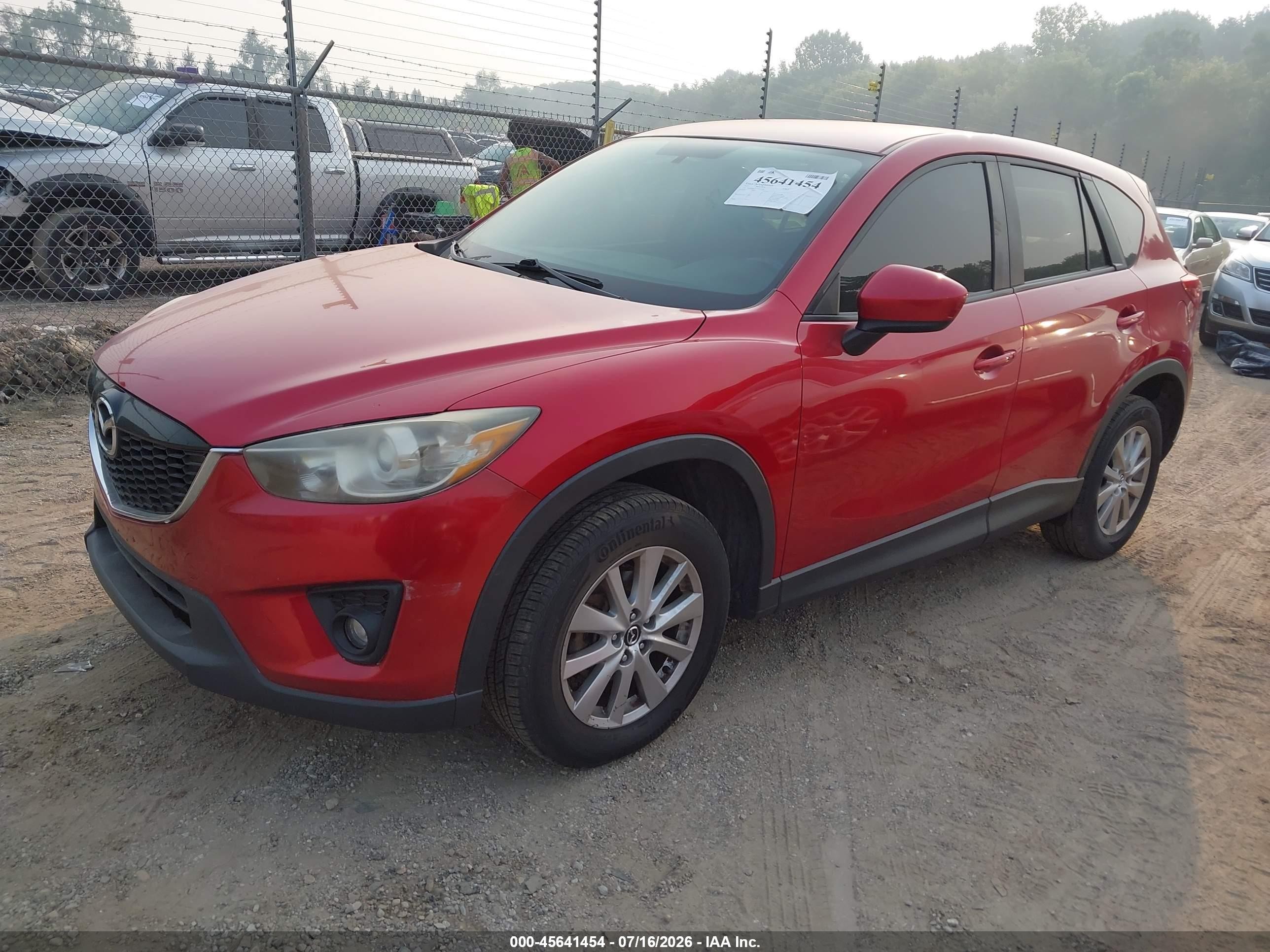 2015 Mazda Cx-5 Touring Red vin: JM3KE4CY1F0435760