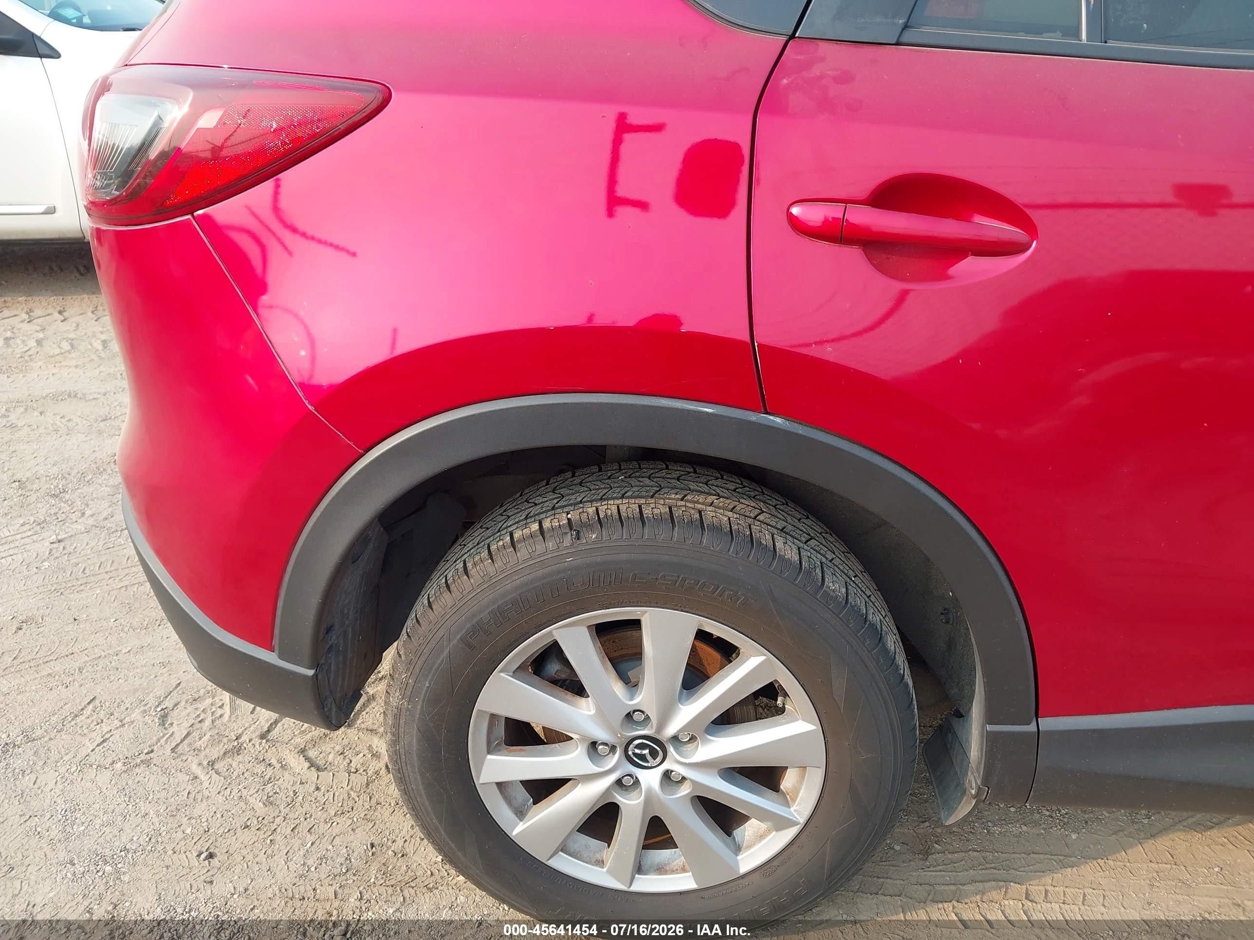 2015 Mazda Cx-5 Touring Red vin: JM3KE4CY1F0435760