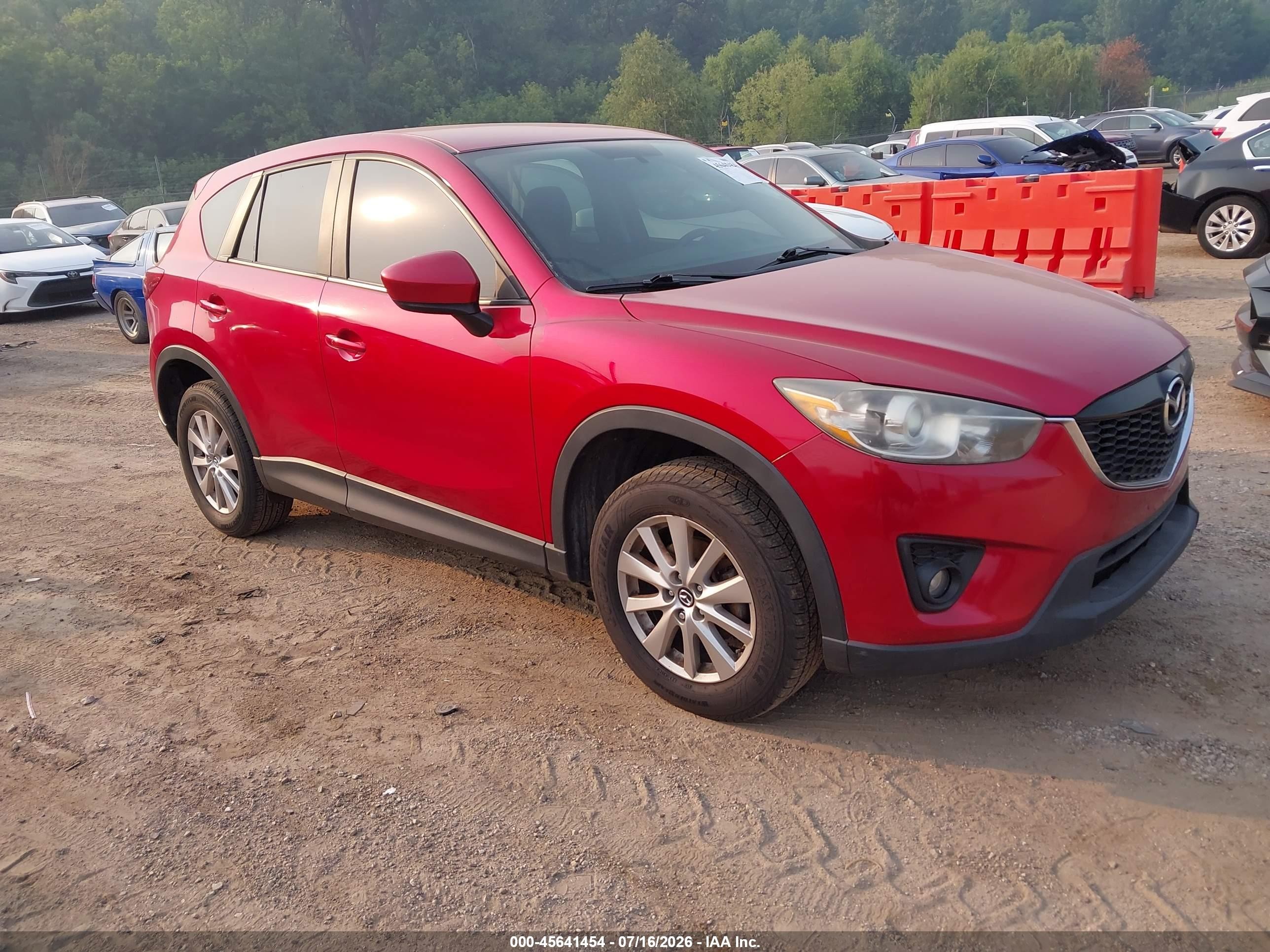 2015 Mazda Cx-5 Touring Red vin: JM3KE4CY1F0435760