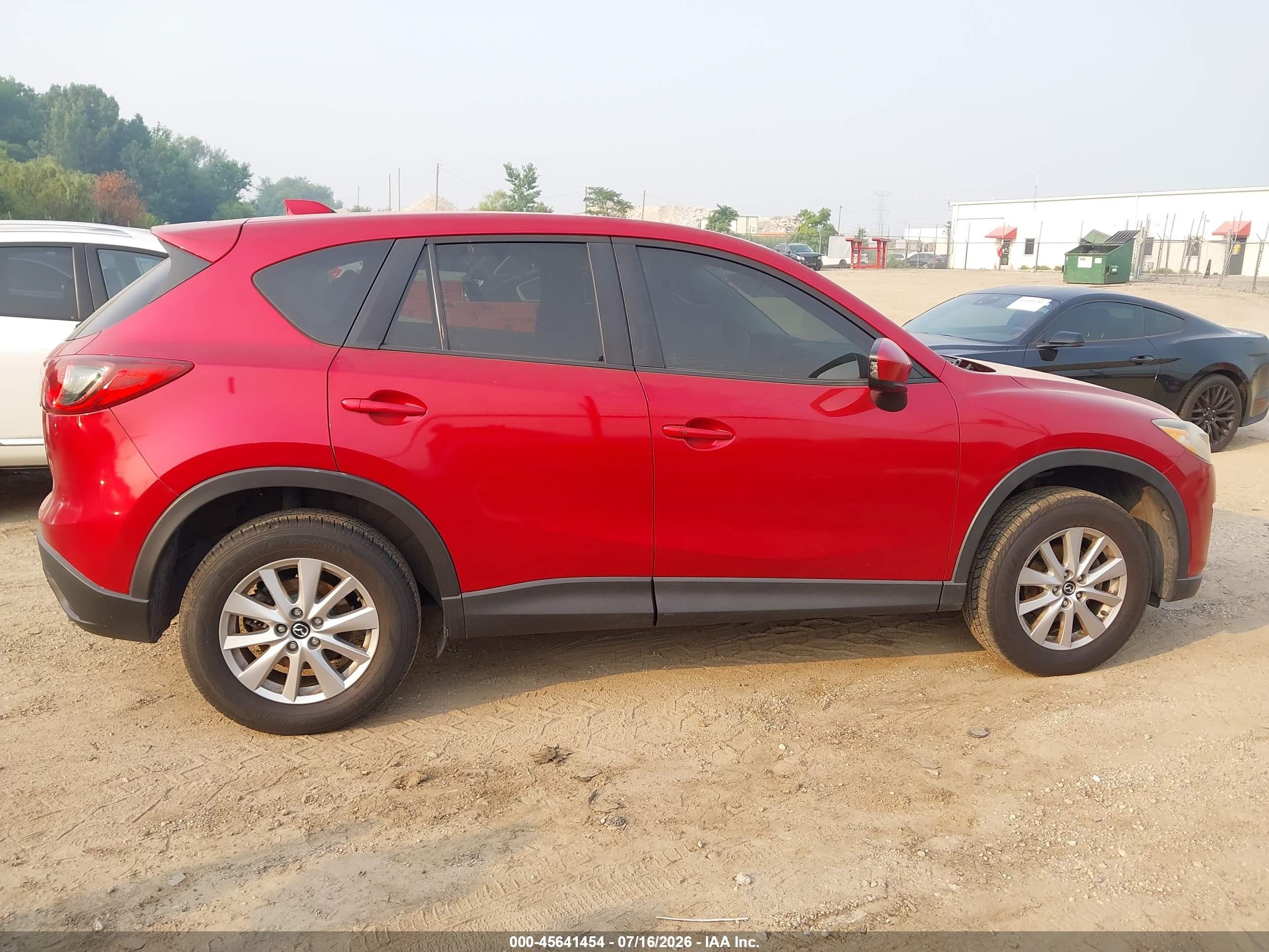 2015 Mazda Cx-5 Touring Red vin: JM3KE4CY1F0435760