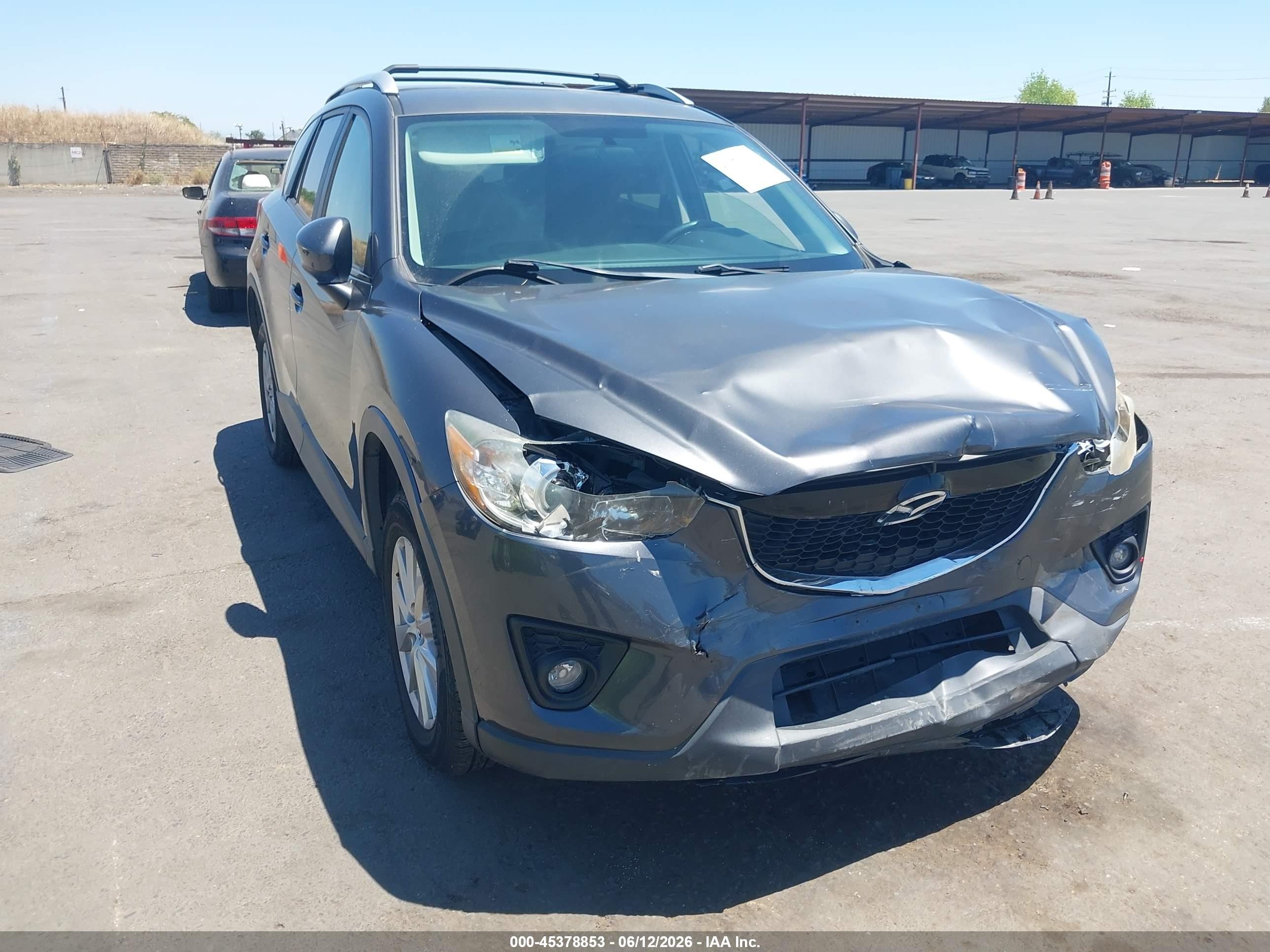 2015 Mazda Cx-5 Touring Gray vin: JM3KE4CY1F0442675