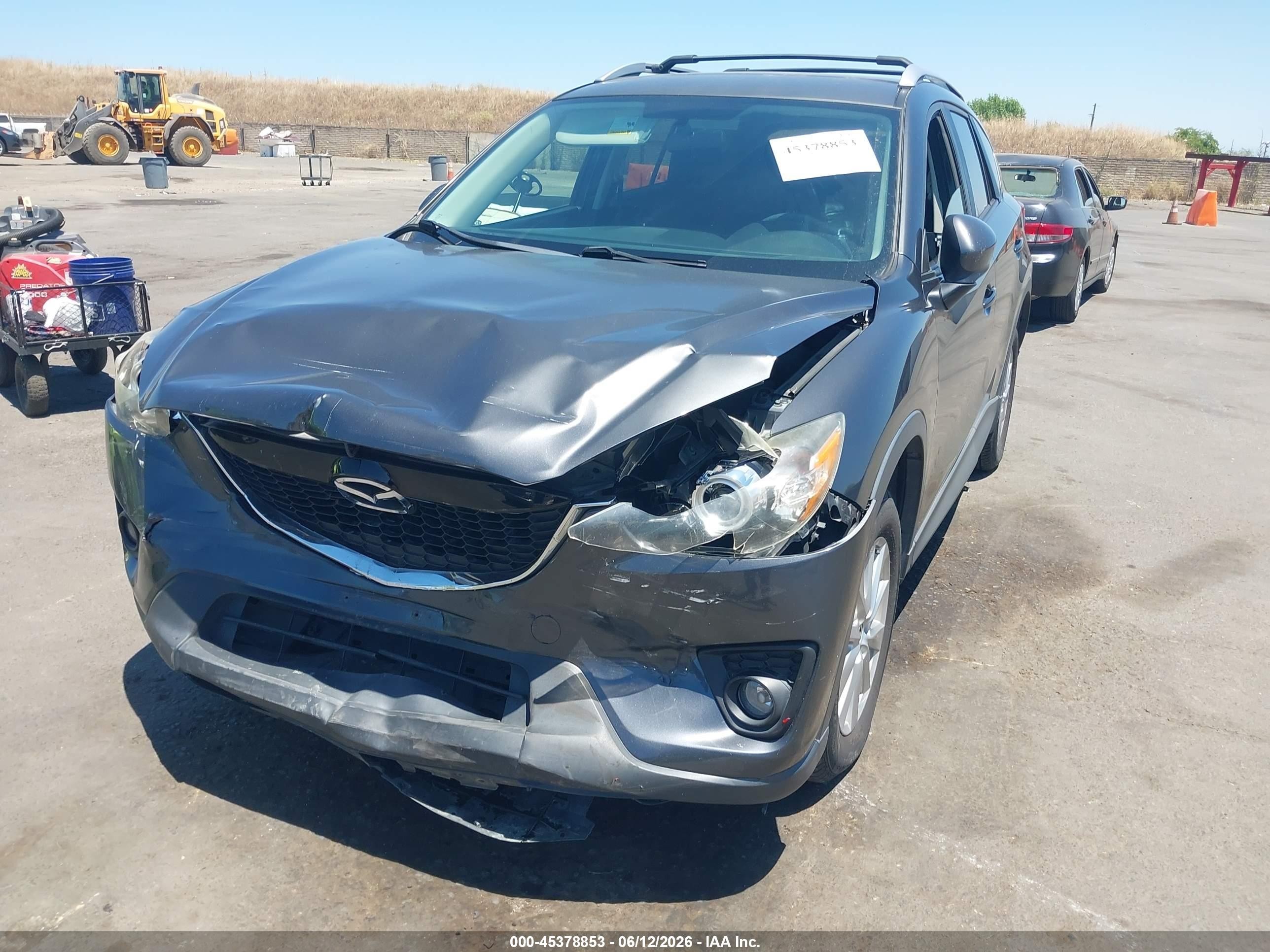 2015 Mazda Cx-5 Touring Gray vin: JM3KE4CY1F0442675