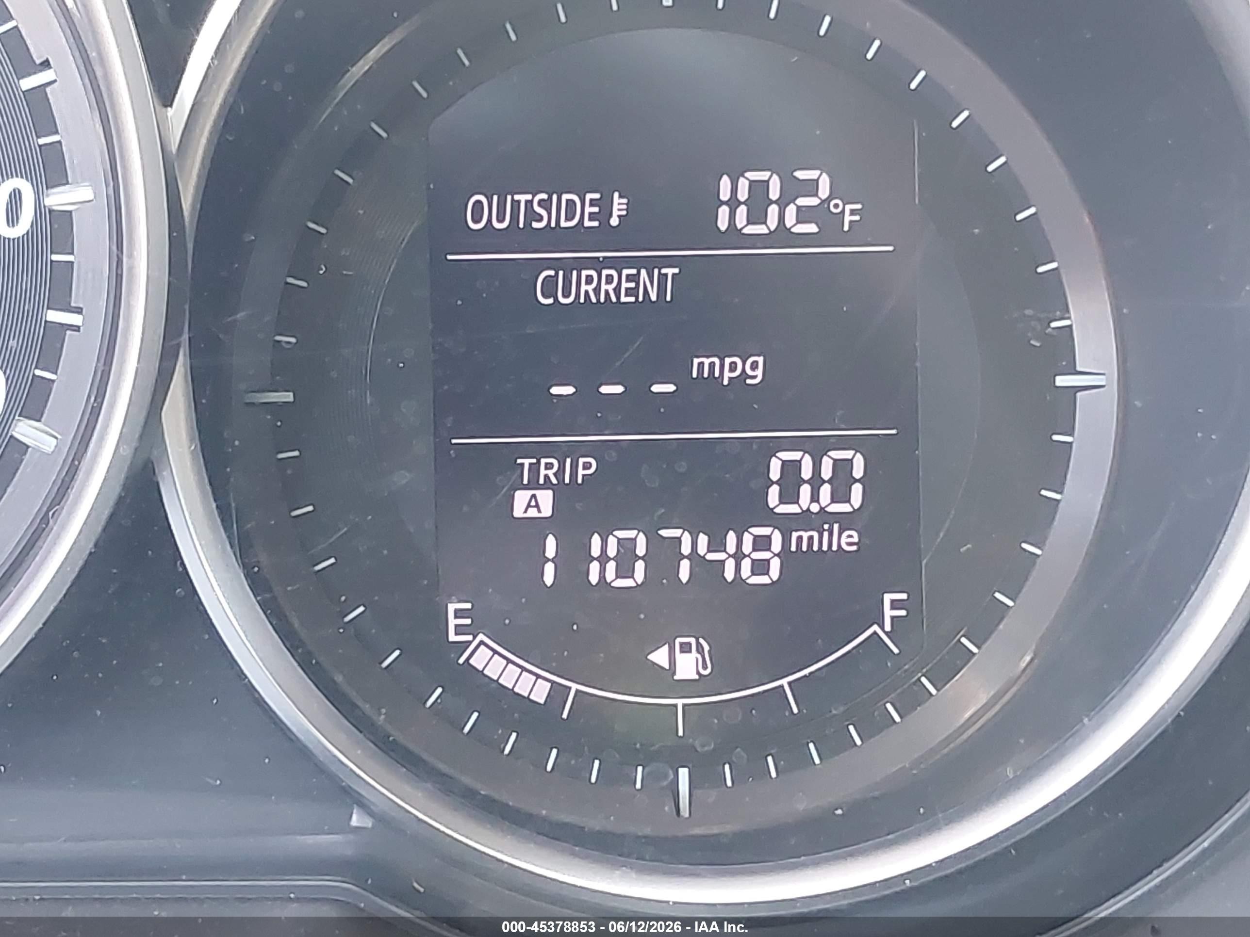 2015 Mazda Cx-5 Touring Gray vin: JM3KE4CY1F0442675