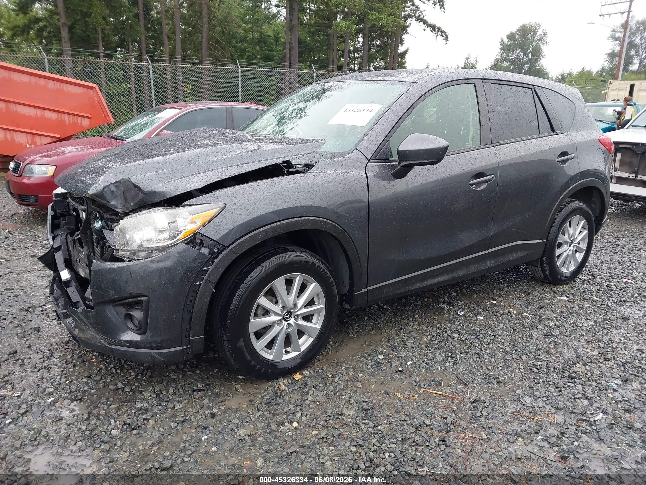 2015 Mazda Cx-5 Touring Серый vin: JM3KE4CY1F0443521