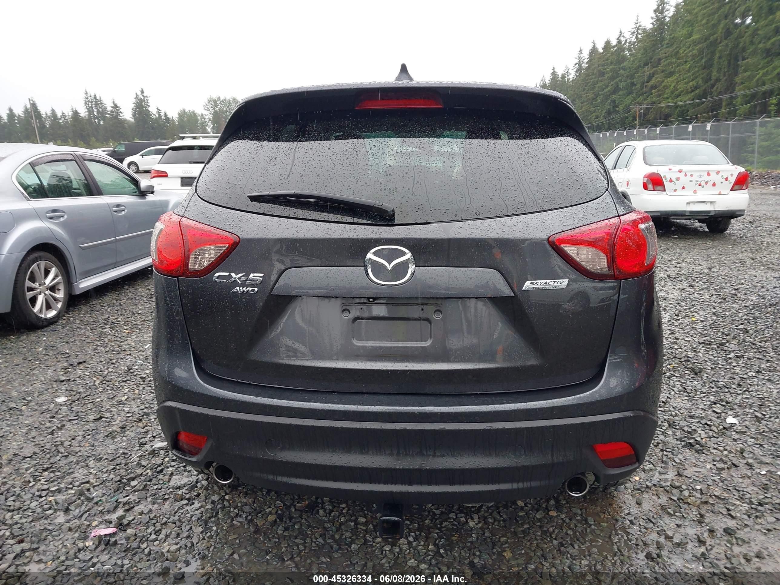 2015 Mazda Cx-5 Touring Серый vin: JM3KE4CY1F0443521