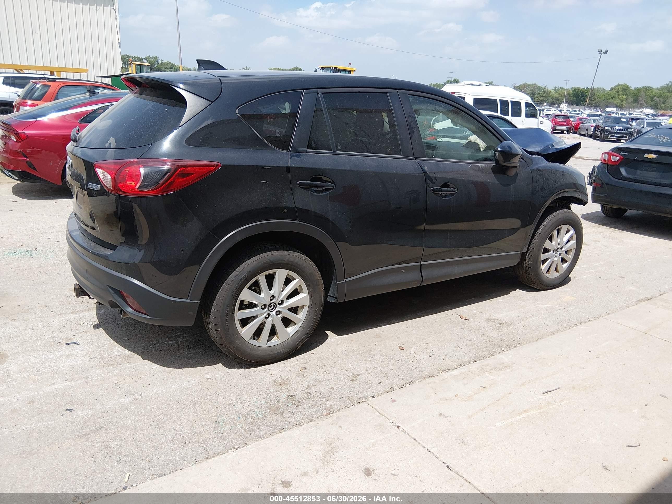 2015 Mazda Cx-5 Touring Black vin: JM3KE4CY1F0456155