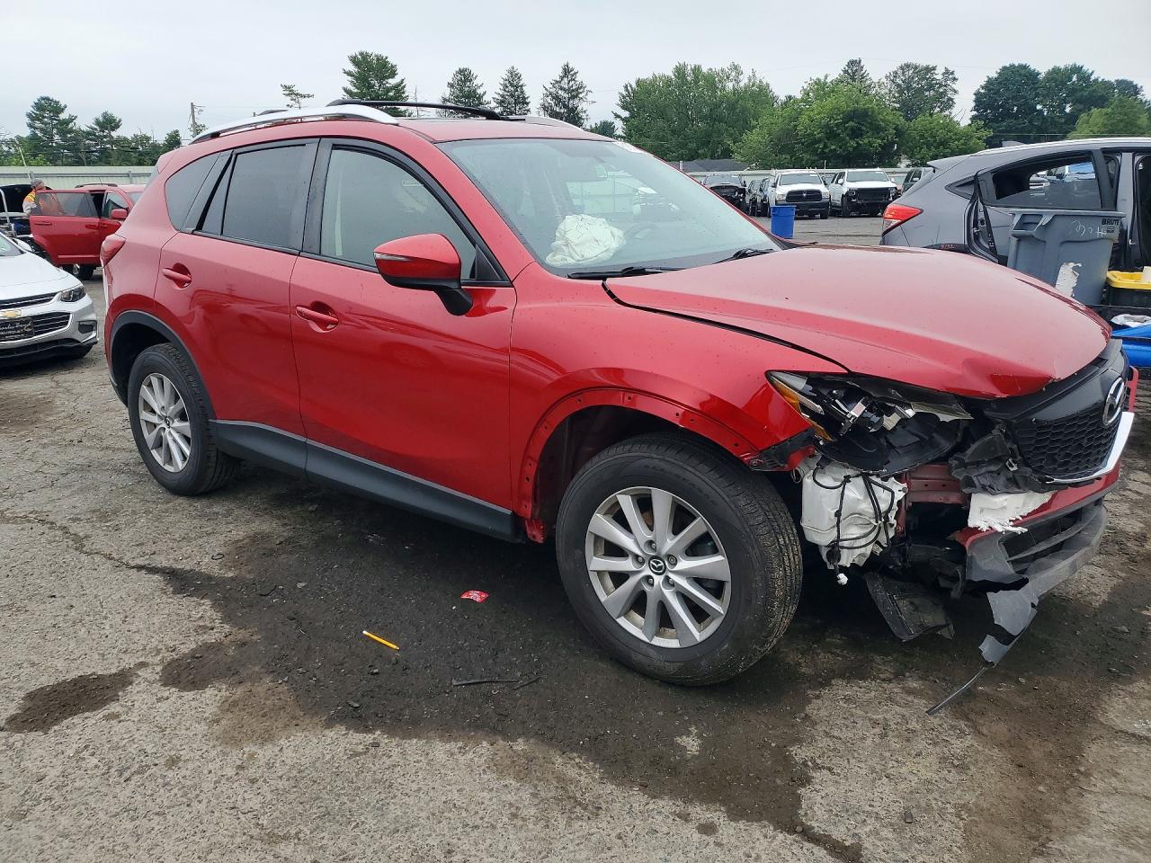 2015 Mazda Cx-5 Touring Red vin: JM3KE4CY1F0480312