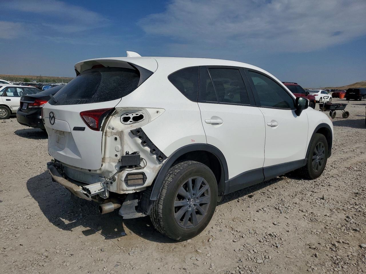 2015 Mazda Cx-5 Touring White vin: JM3KE4CY1F0483467