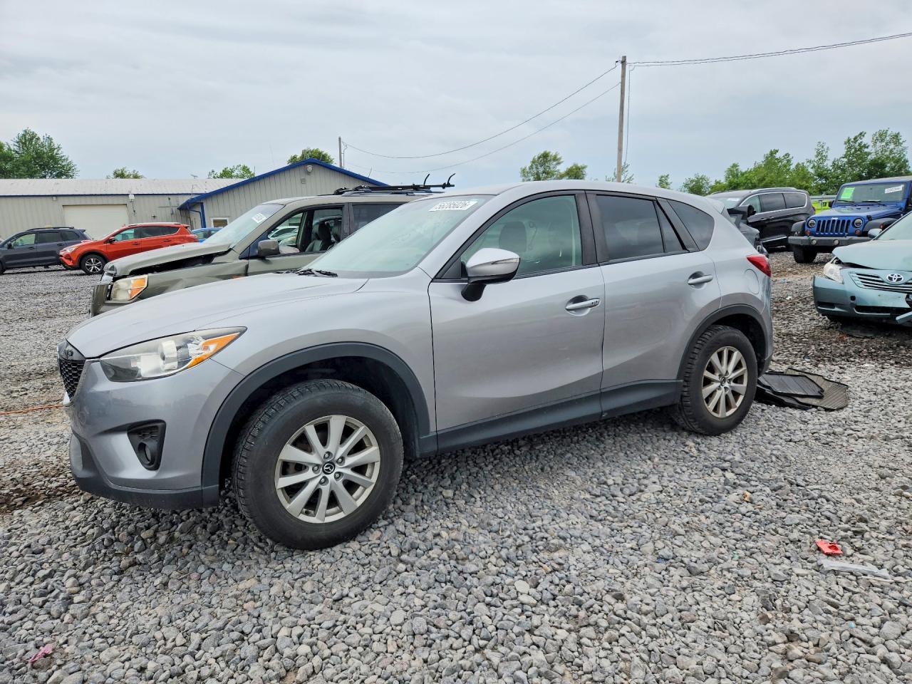 2015 Mazda Cx-5 Touring Silver vin: JM3KE4CY1F0507640