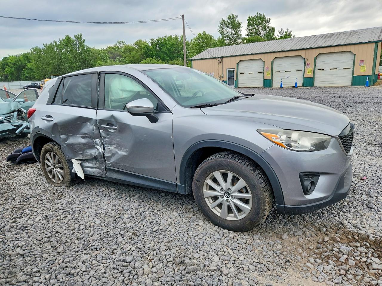 2015 Mazda Cx-5 Touring Silver vin: JM3KE4CY1F0507640