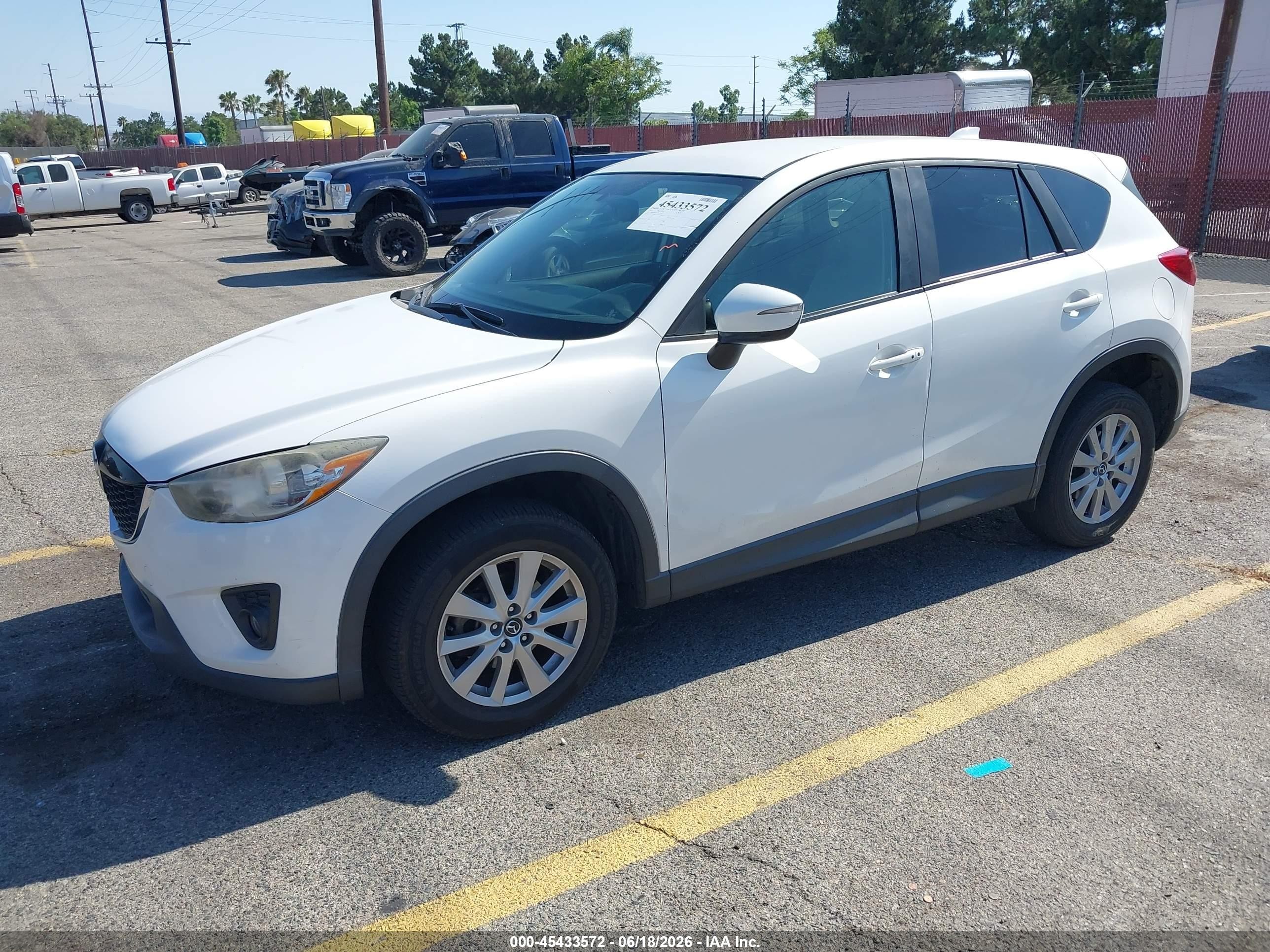 2015 Mazda Cx-5 Touring White vin: JM3KE4CY1F0537852