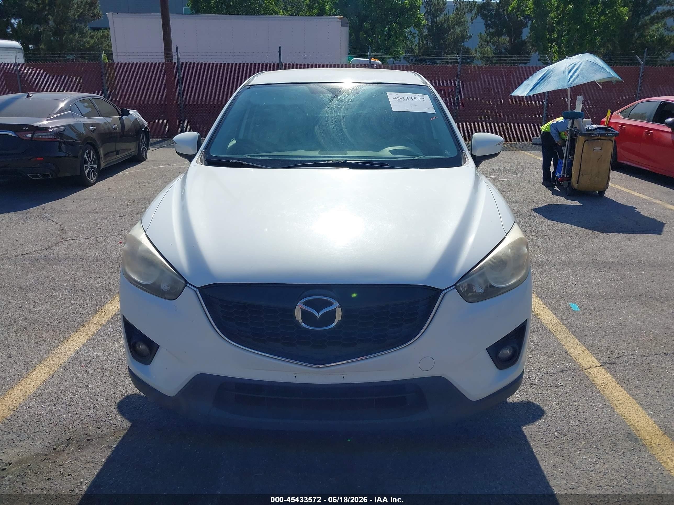 2015 Mazda Cx-5 Touring White vin: JM3KE4CY1F0537852