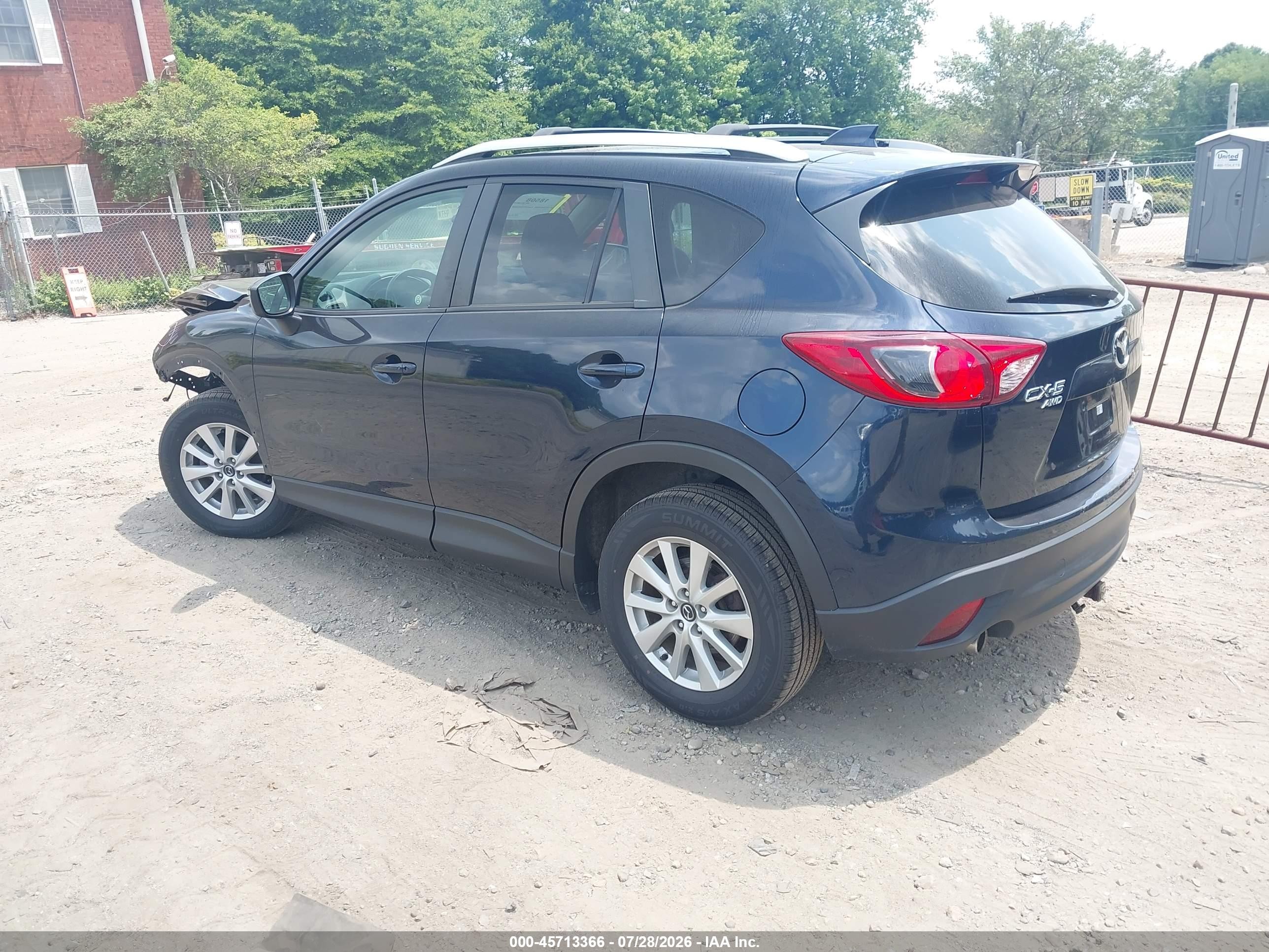 2015 Mazda Cx-5 Touring Blue vin: JM3KE4CY1F0544252