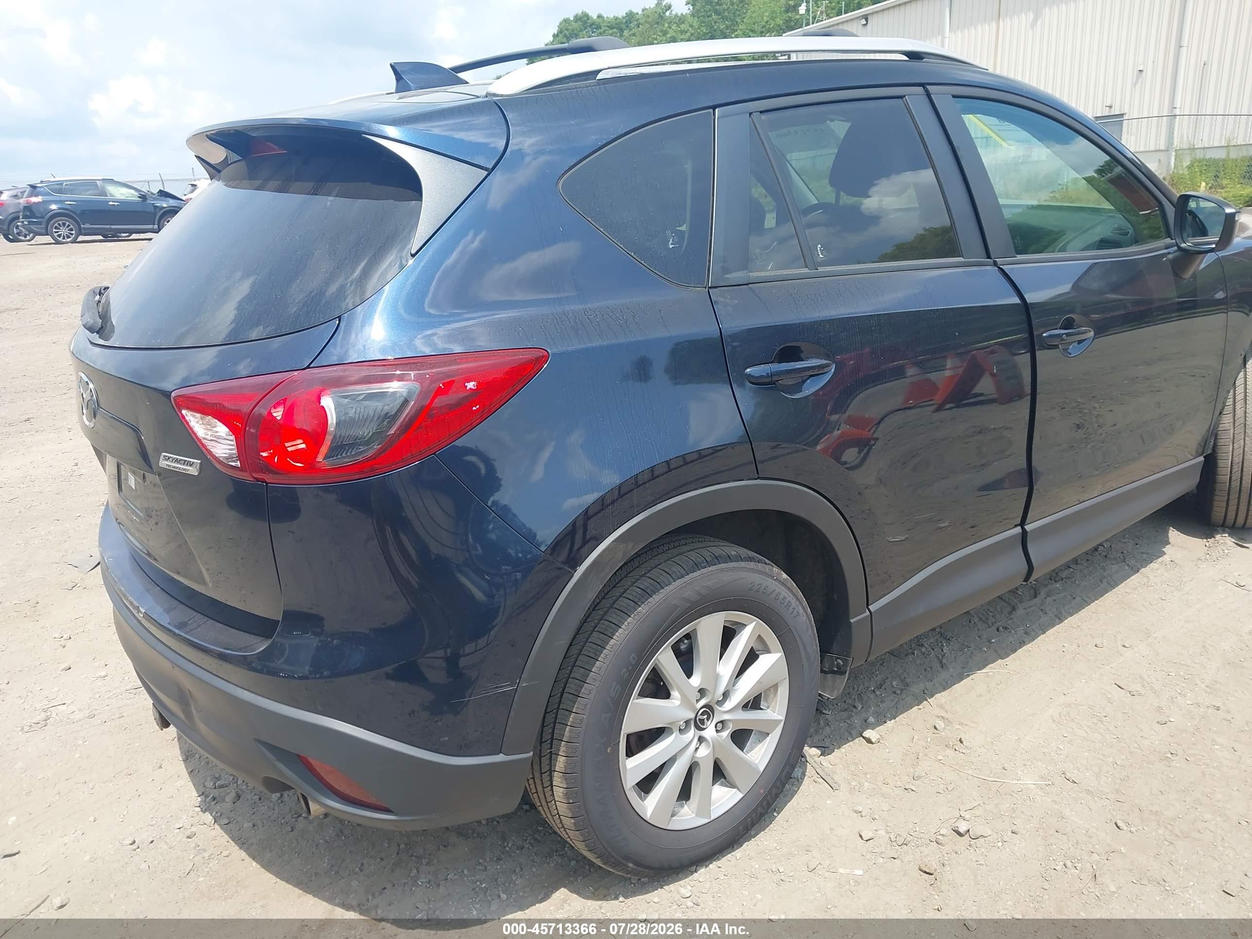 2015 Mazda Cx-5 Touring Blue vin: JM3KE4CY1F0544252