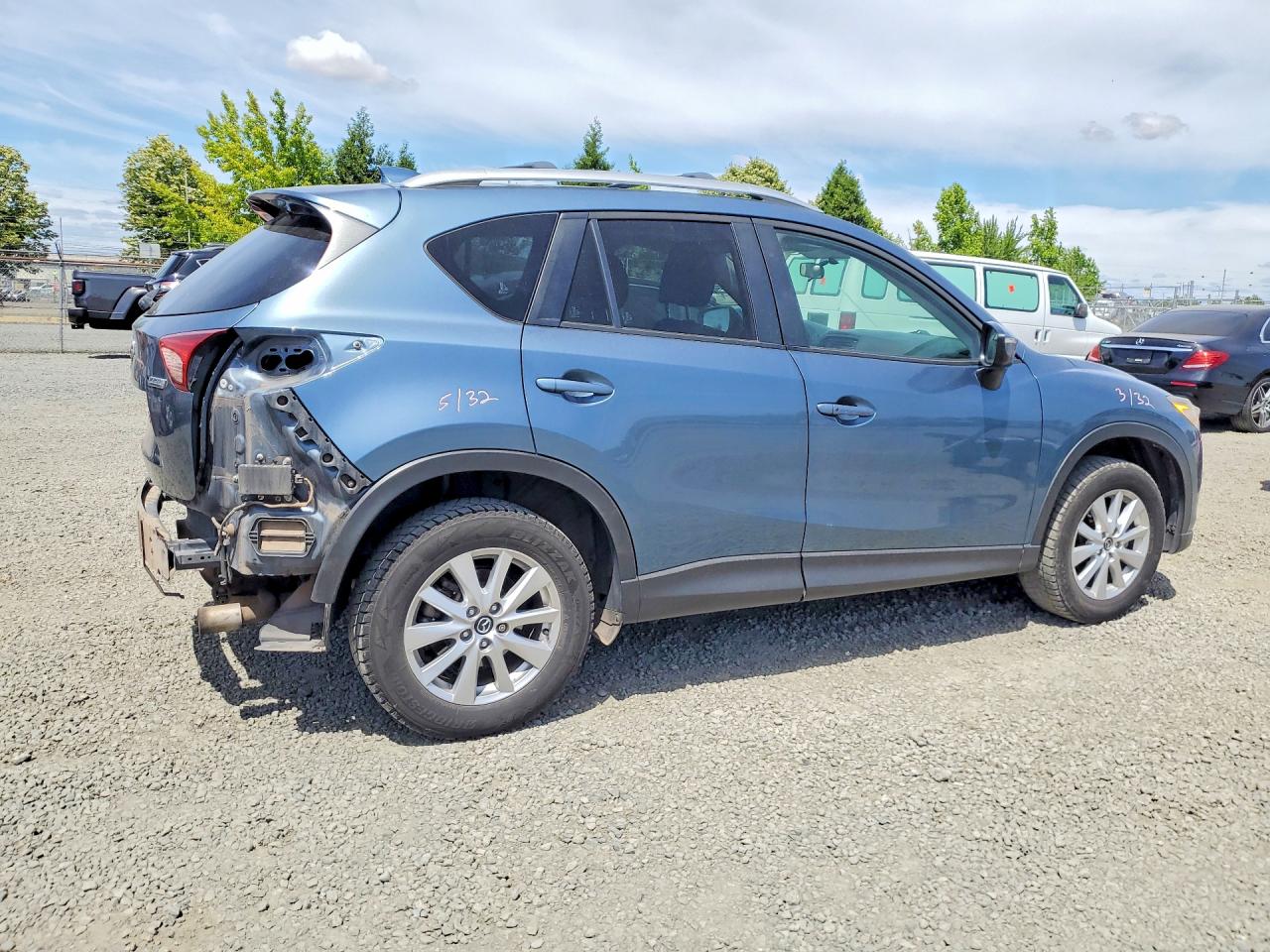2015 Mazda Cx-5 Touring Gray vin: JM3KE4CY1F0546471
