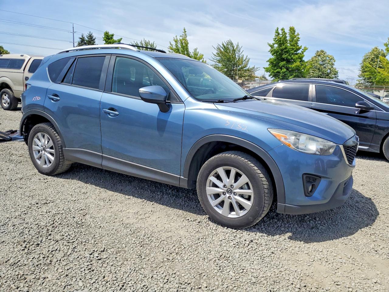 2015 Mazda Cx-5 Touring Gray vin: JM3KE4CY1F0546471