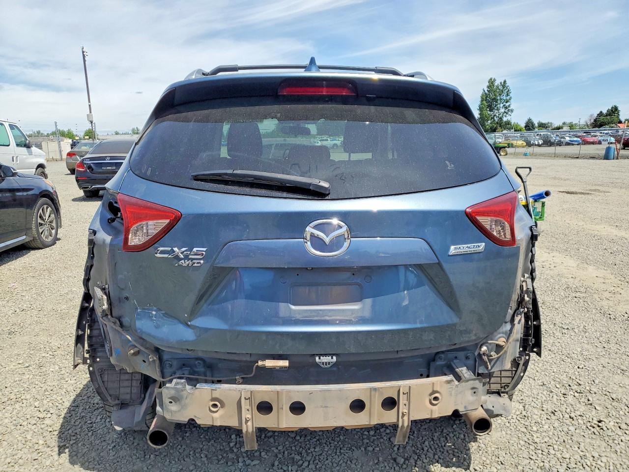 2015 Mazda Cx-5 Touring Gray vin: JM3KE4CY1F0546471