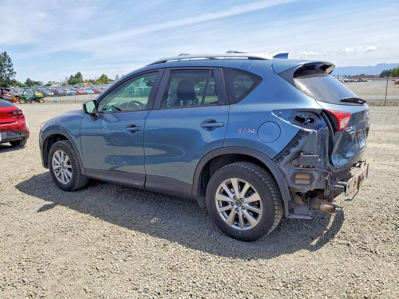 2015 Mazda Cx-5 Touring Gray vin: JM3KE4CY1F0546471