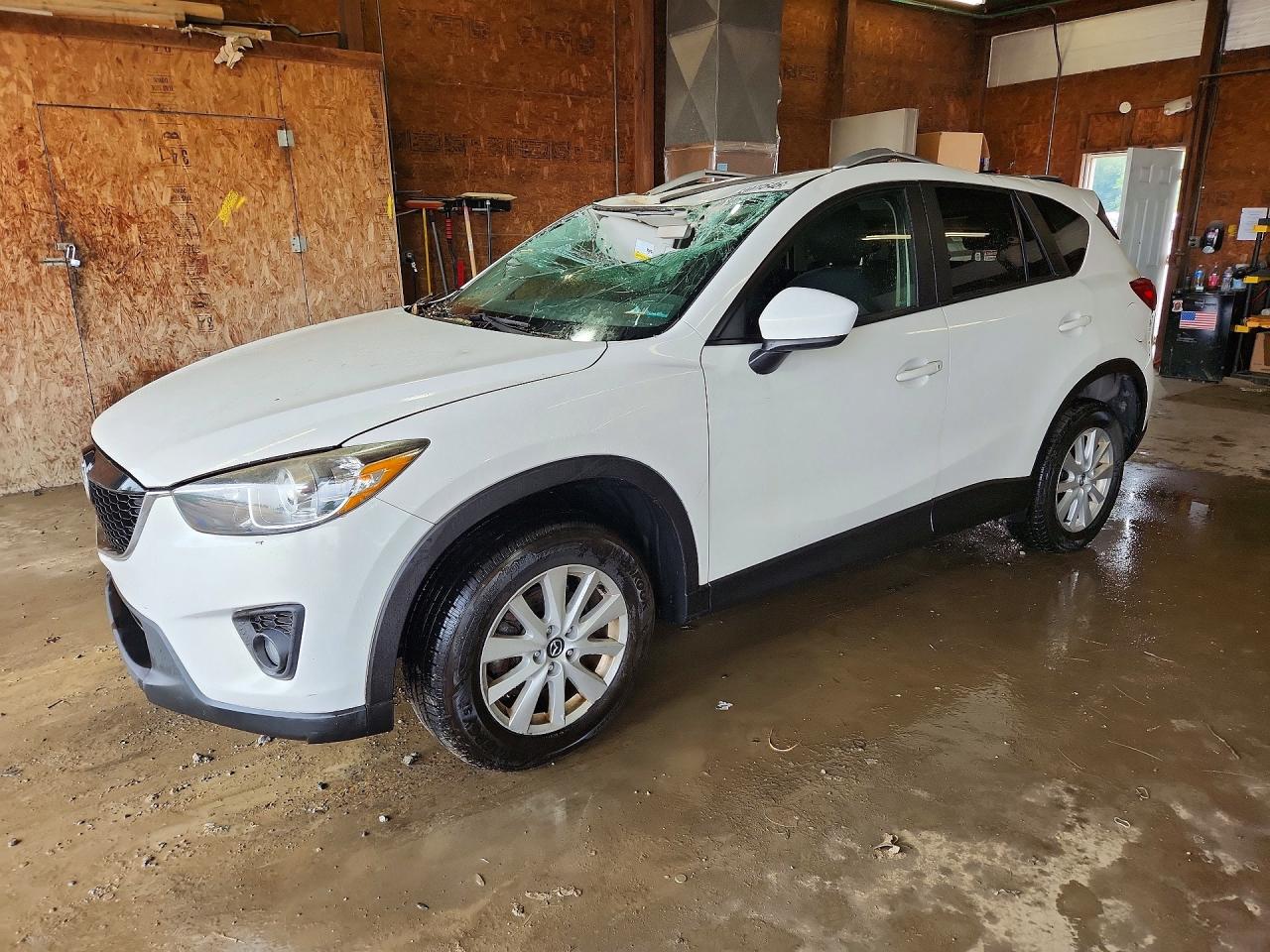2014 Mazda Cx-5 Touring White vin: JM3KE4CY2E0334676