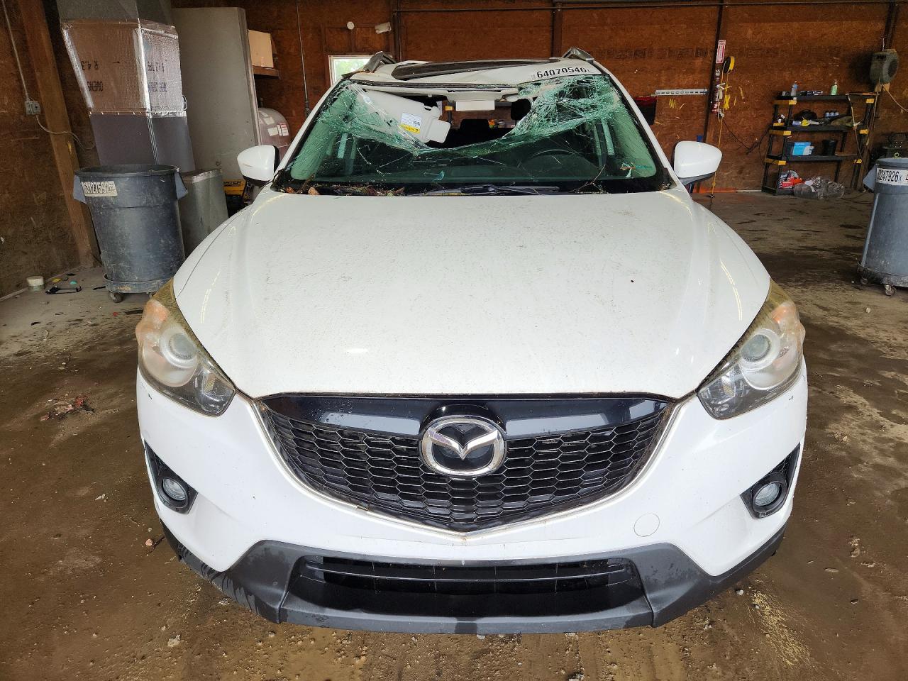 2014 Mazda Cx-5 Touring White vin: JM3KE4CY2E0334676