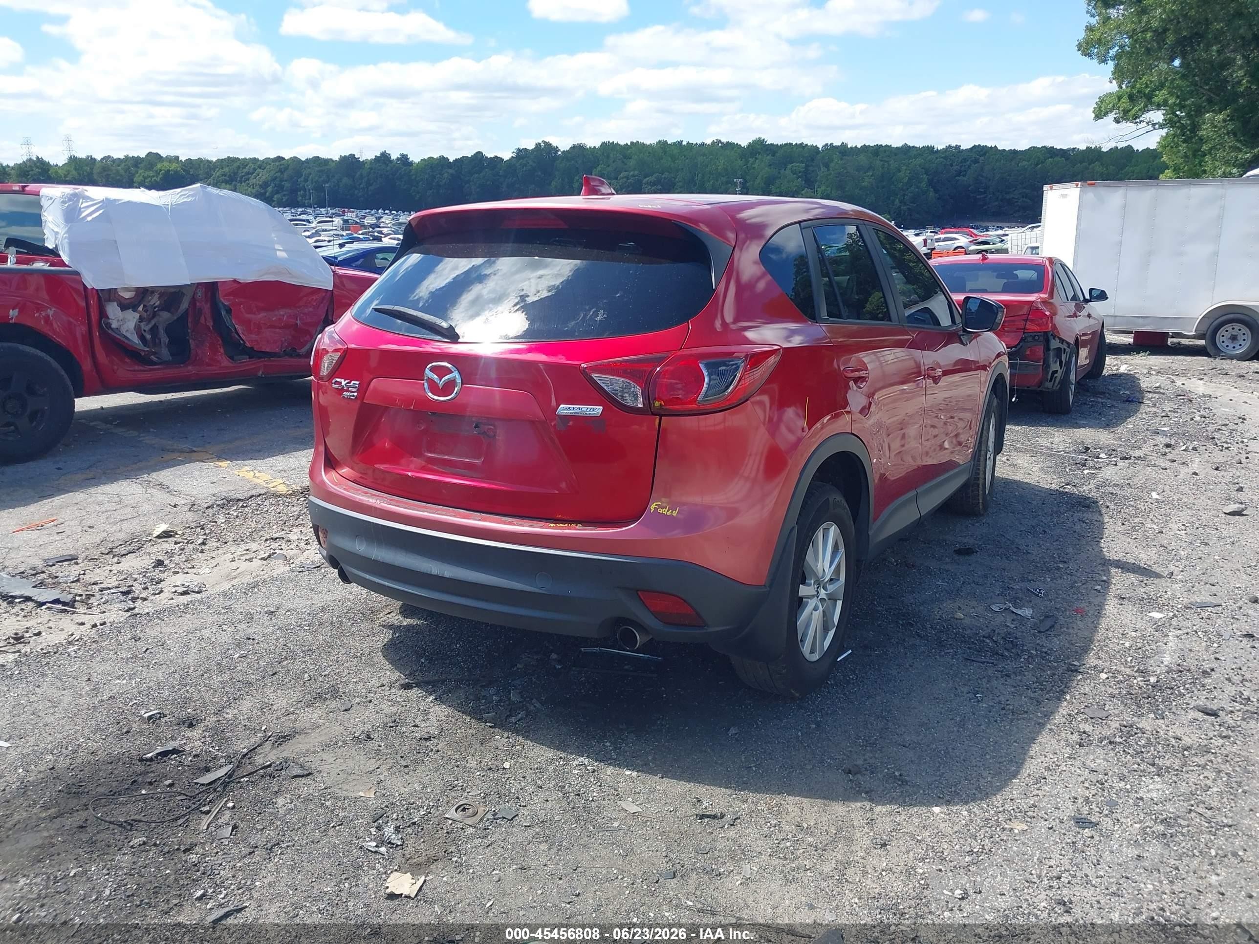 2014 Mazda Cx-5 Touring Red vin: JM3KE4CY2E0334774