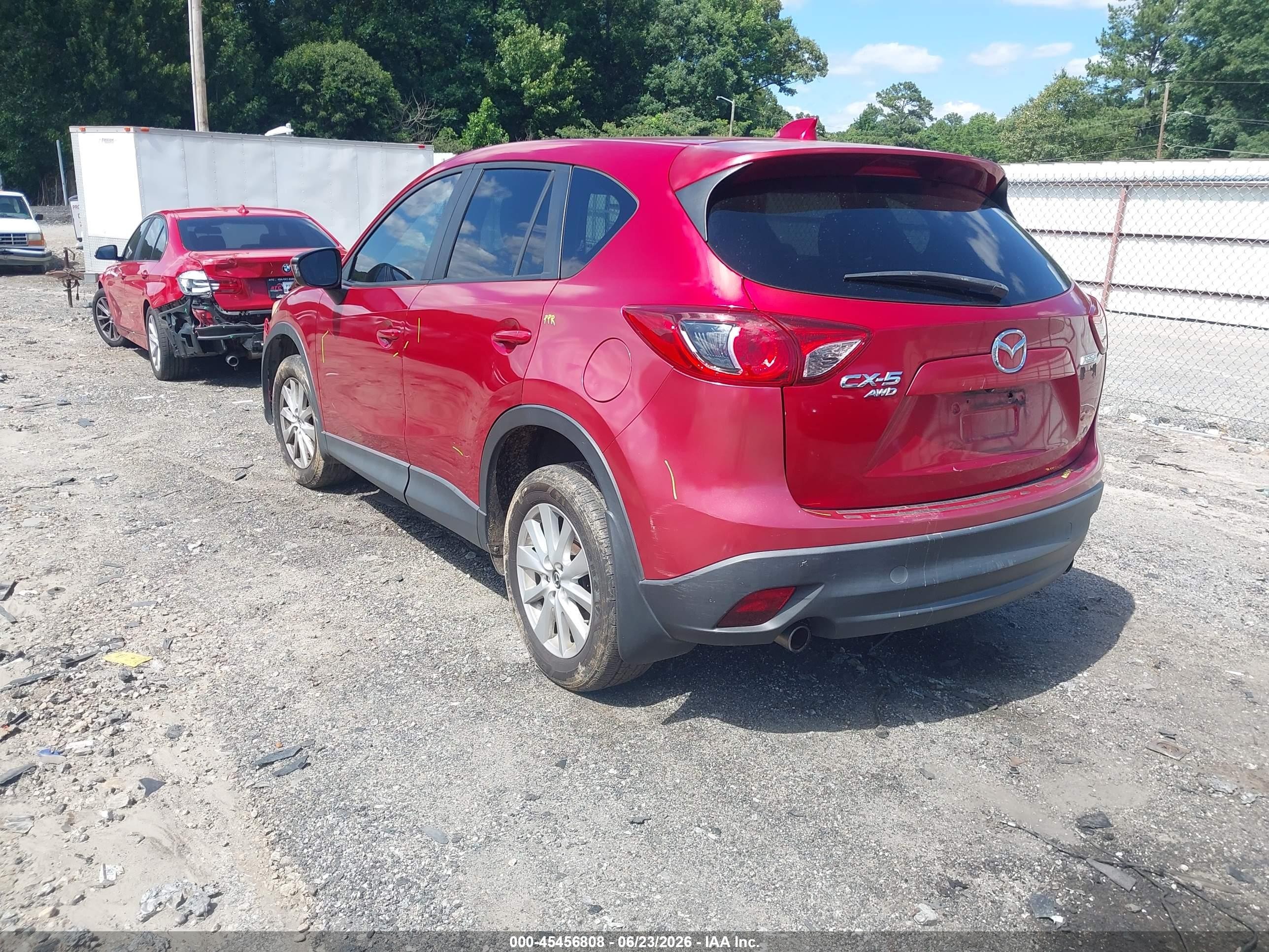 2014 Mazda Cx-5 Touring Red vin: JM3KE4CY2E0334774