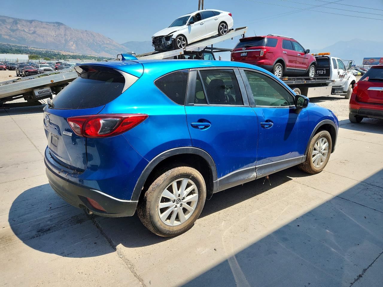 2014 Mazda Cx-5 Touring Blue vin: JM3KE4CY2E0368312