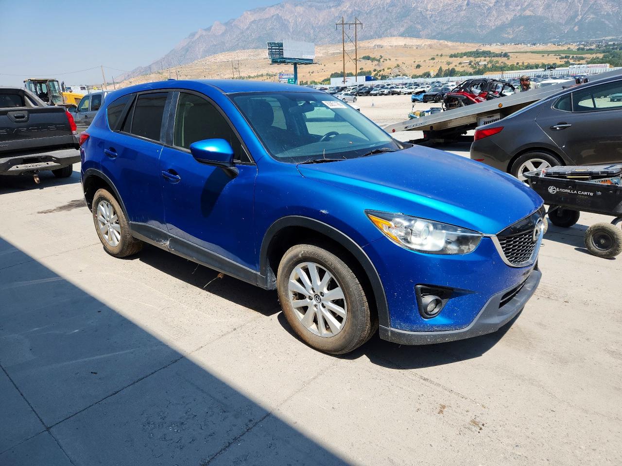 2014 Mazda Cx-5 Touring Blue vin: JM3KE4CY2E0368312