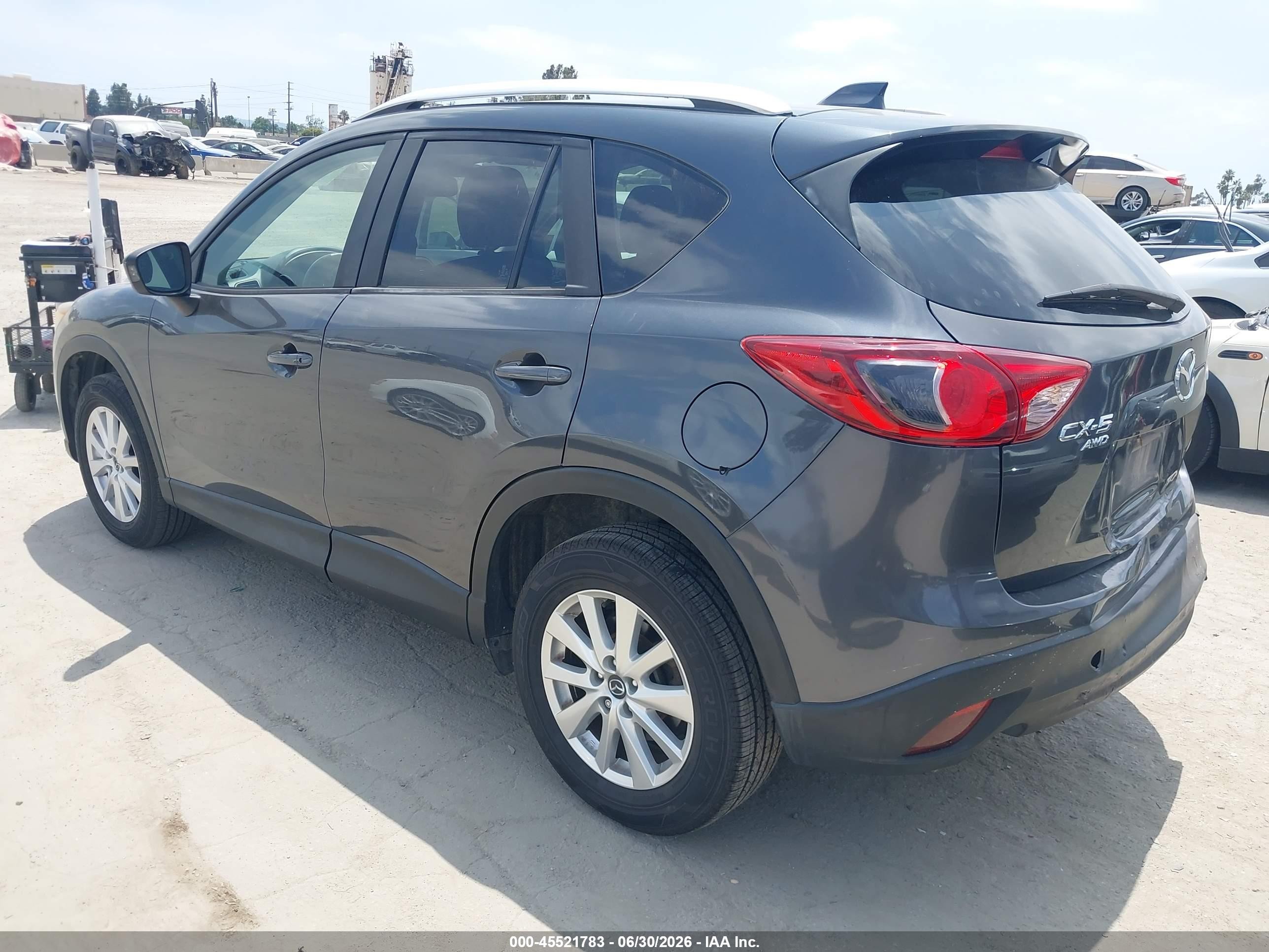 2014 Mazda Cx-5 Touring Gray vin: JM3KE4CY2E0389810
