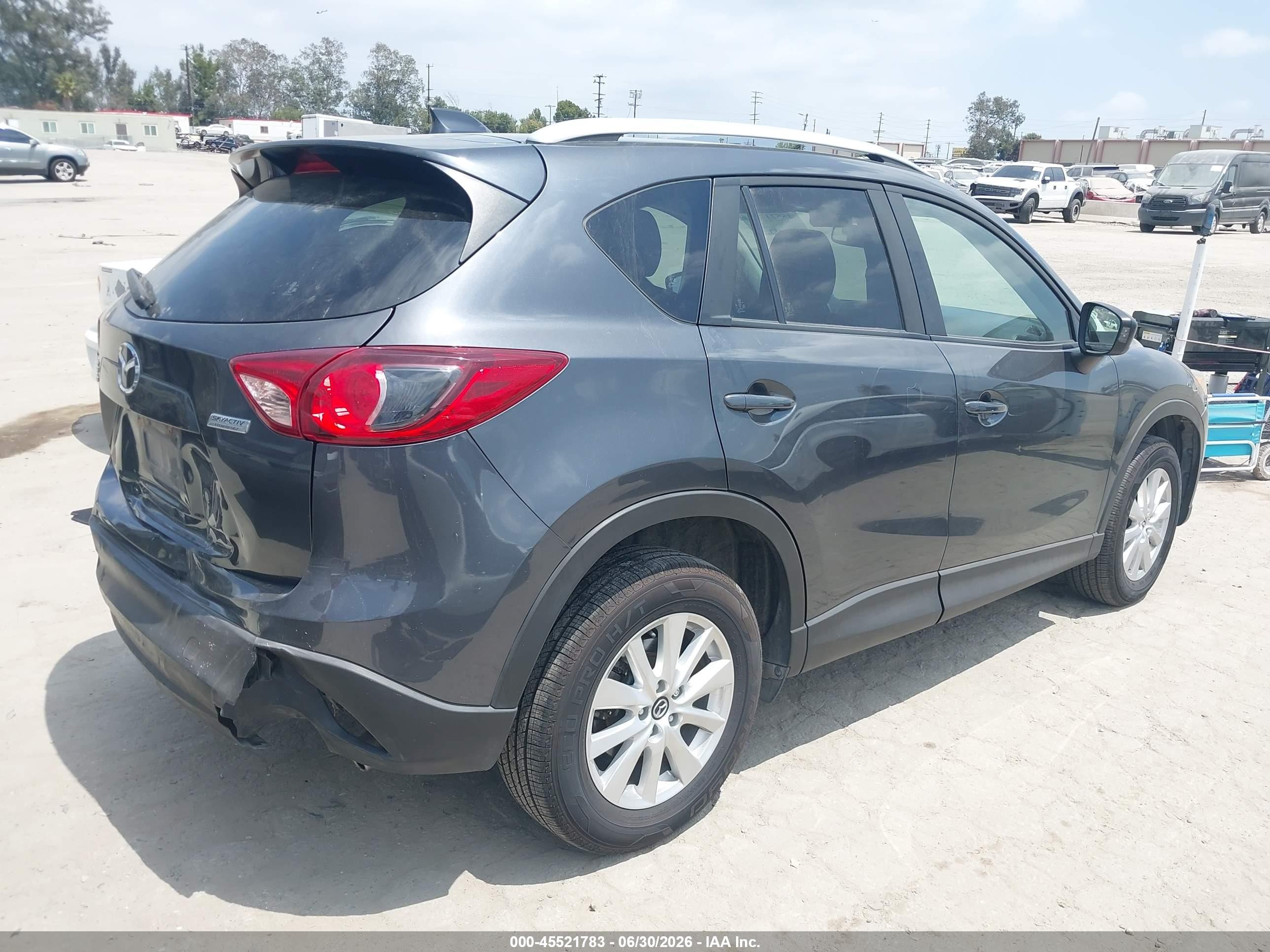 2014 Mazda Cx-5 Touring Gray vin: JM3KE4CY2E0389810