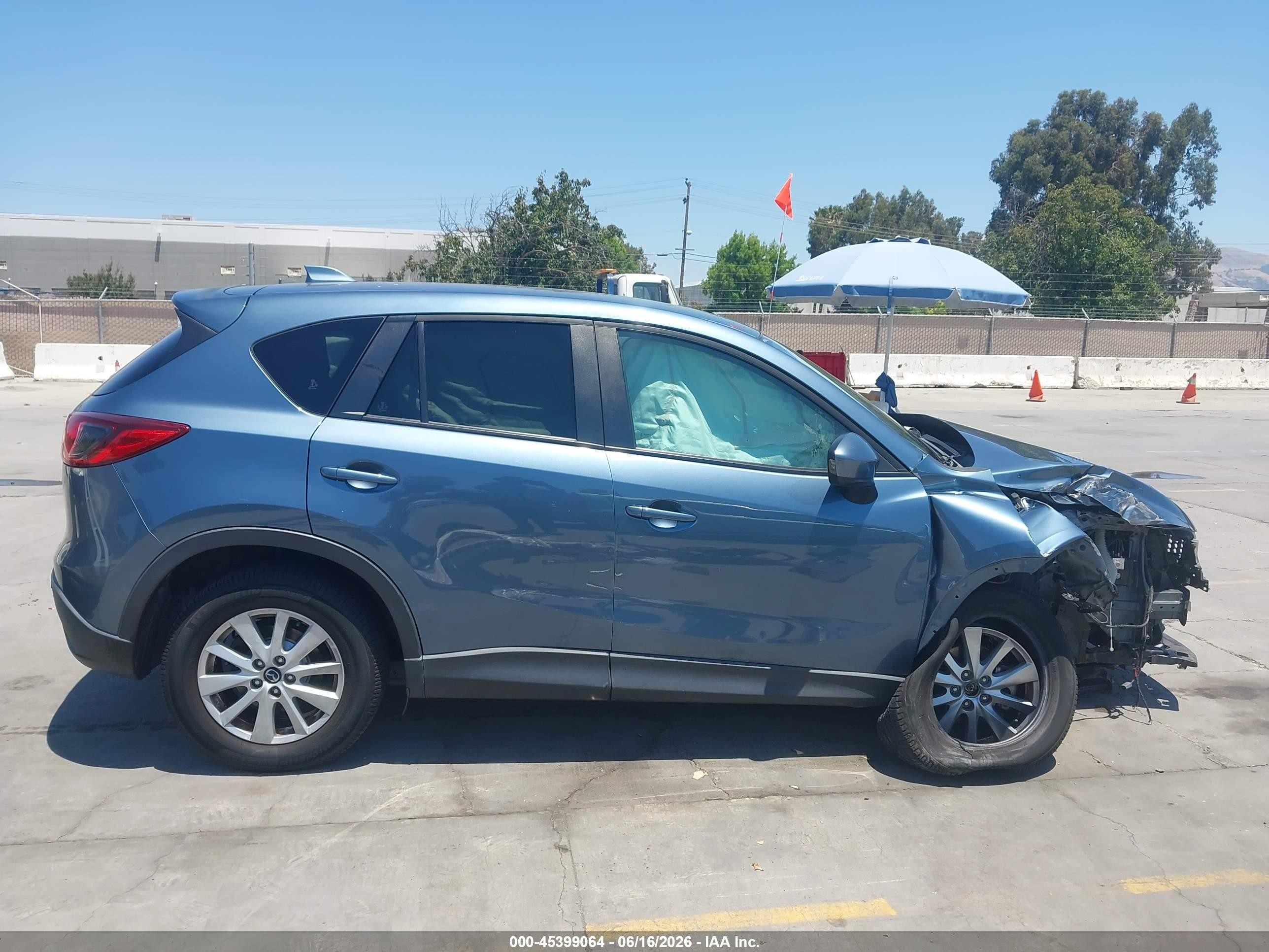 2014 Mazda Cx-5 Touring Light Blue vin: JM3KE4CY2E0403477