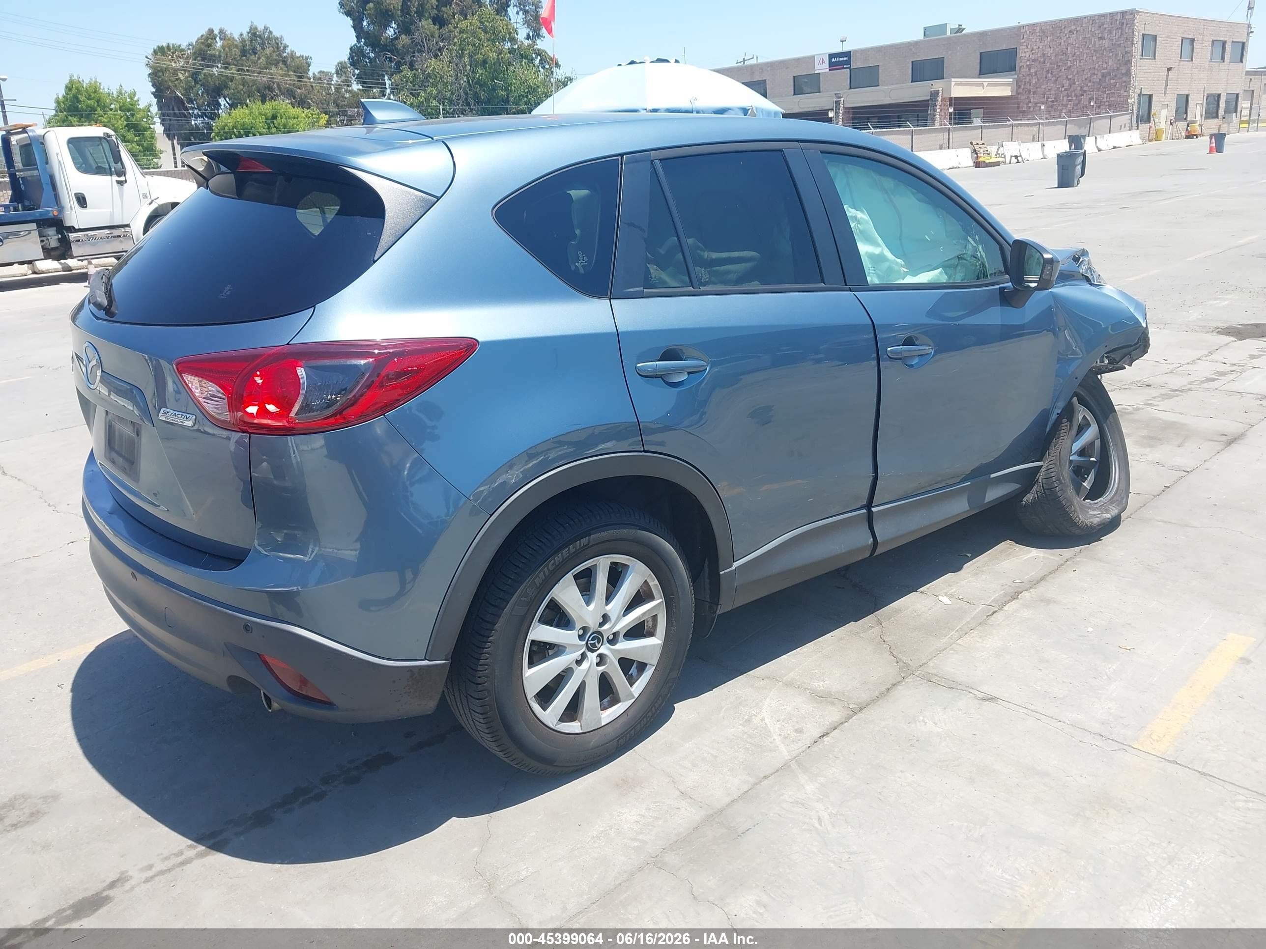 2014 Mazda Cx-5 Touring Light Blue vin: JM3KE4CY2E0403477