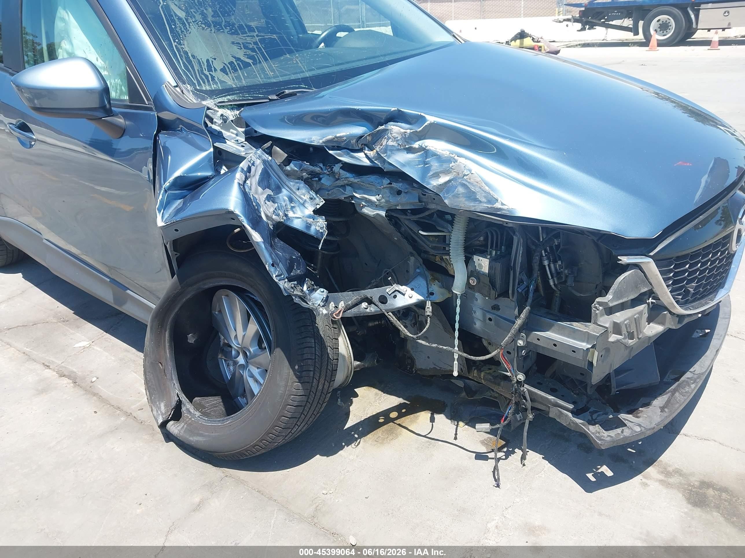 2014 Mazda Cx-5 Touring Light Blue vin: JM3KE4CY2E0403477
