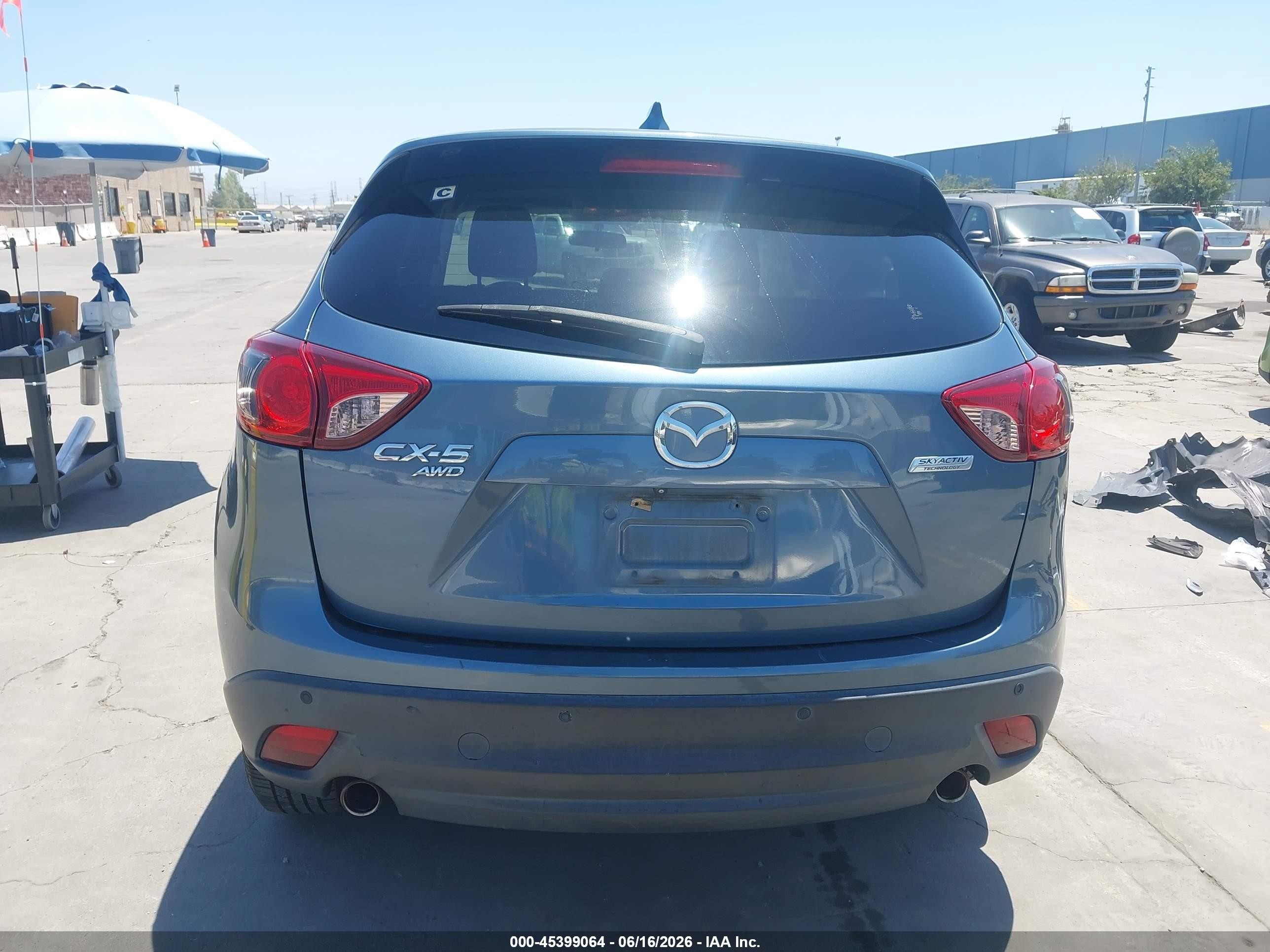 2014 Mazda Cx-5 Touring Light Blue vin: JM3KE4CY2E0403477