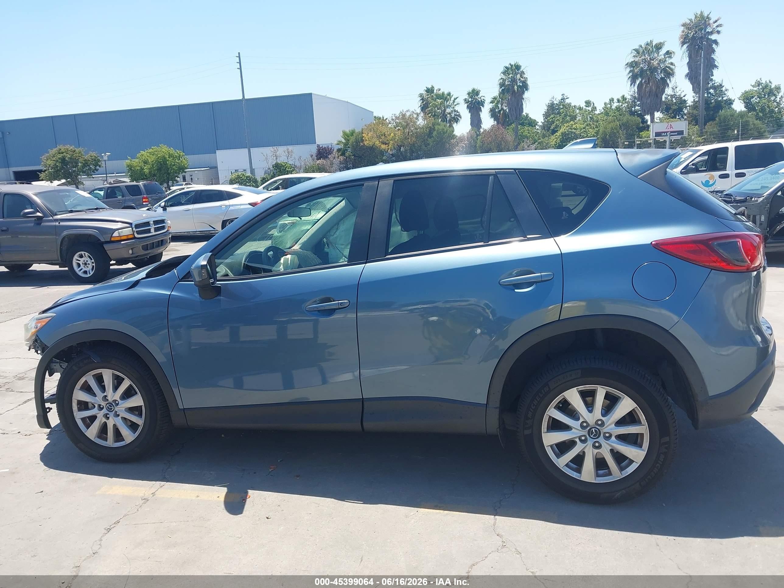 2014 Mazda Cx-5 Touring Light Blue vin: JM3KE4CY2E0403477