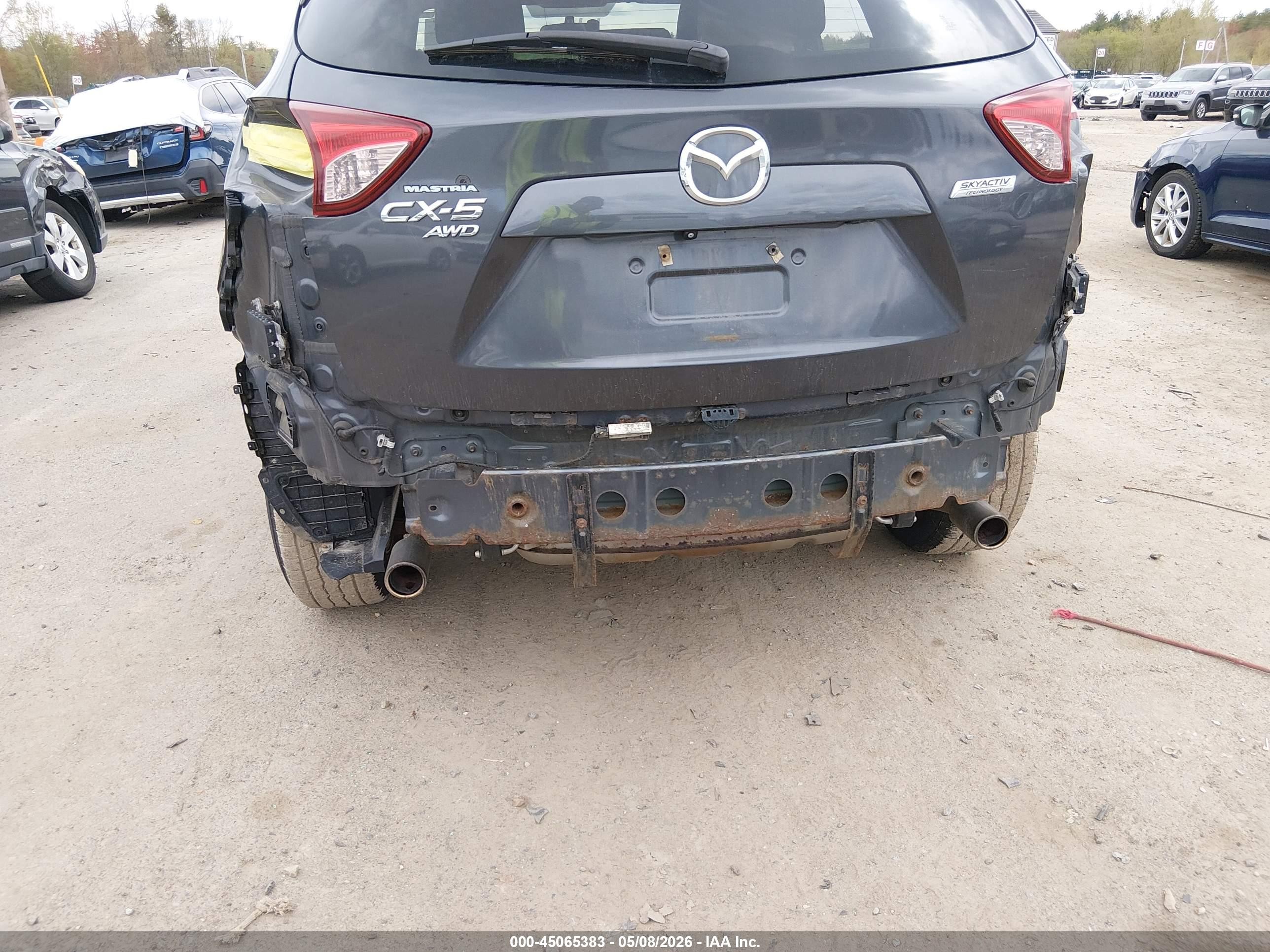 2015 Mazda Cx-5 Touring Синий vin: JM3KE4CY2F0432950