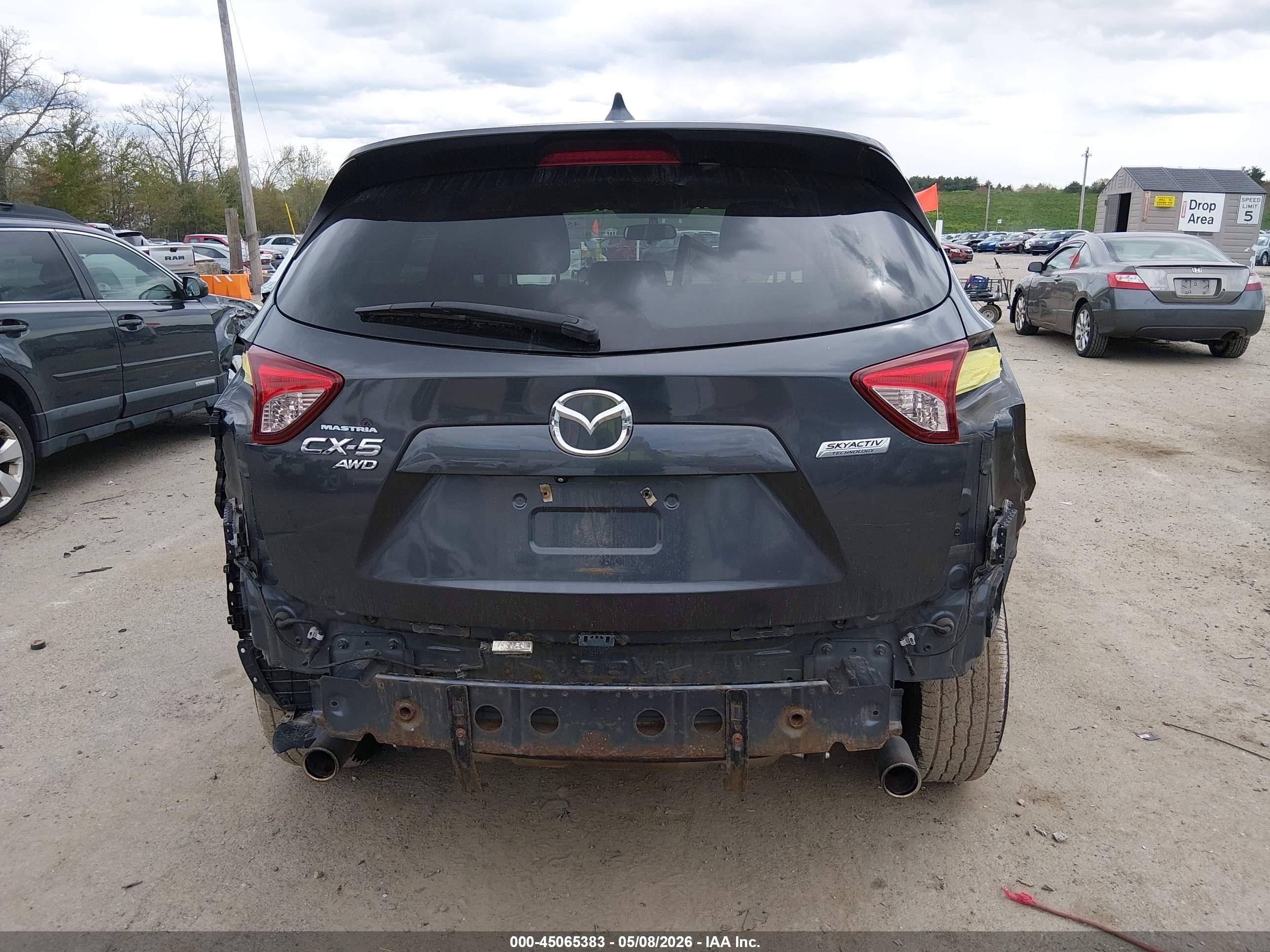 2015 Mazda Cx-5 Touring Синий vin: JM3KE4CY2F0432950