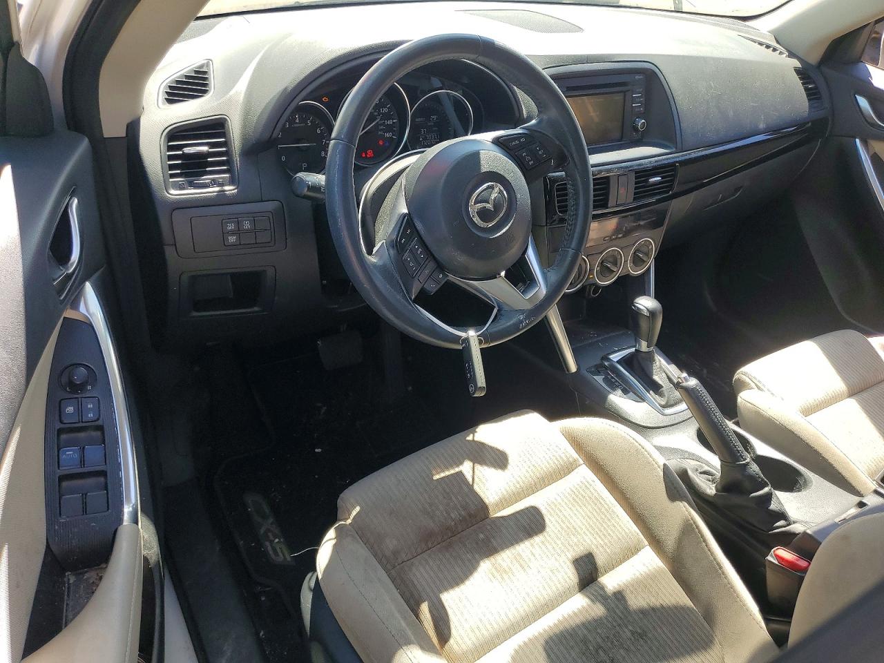 2015 Mazda Cx-5 Touring White vin: JM3KE4CY2F0442894