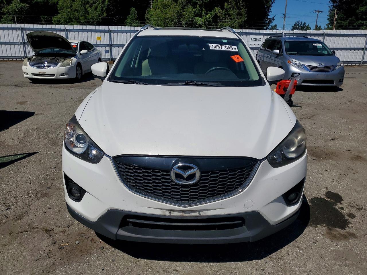 2015 Mazda Cx-5 Touring White vin: JM3KE4CY2F0442894