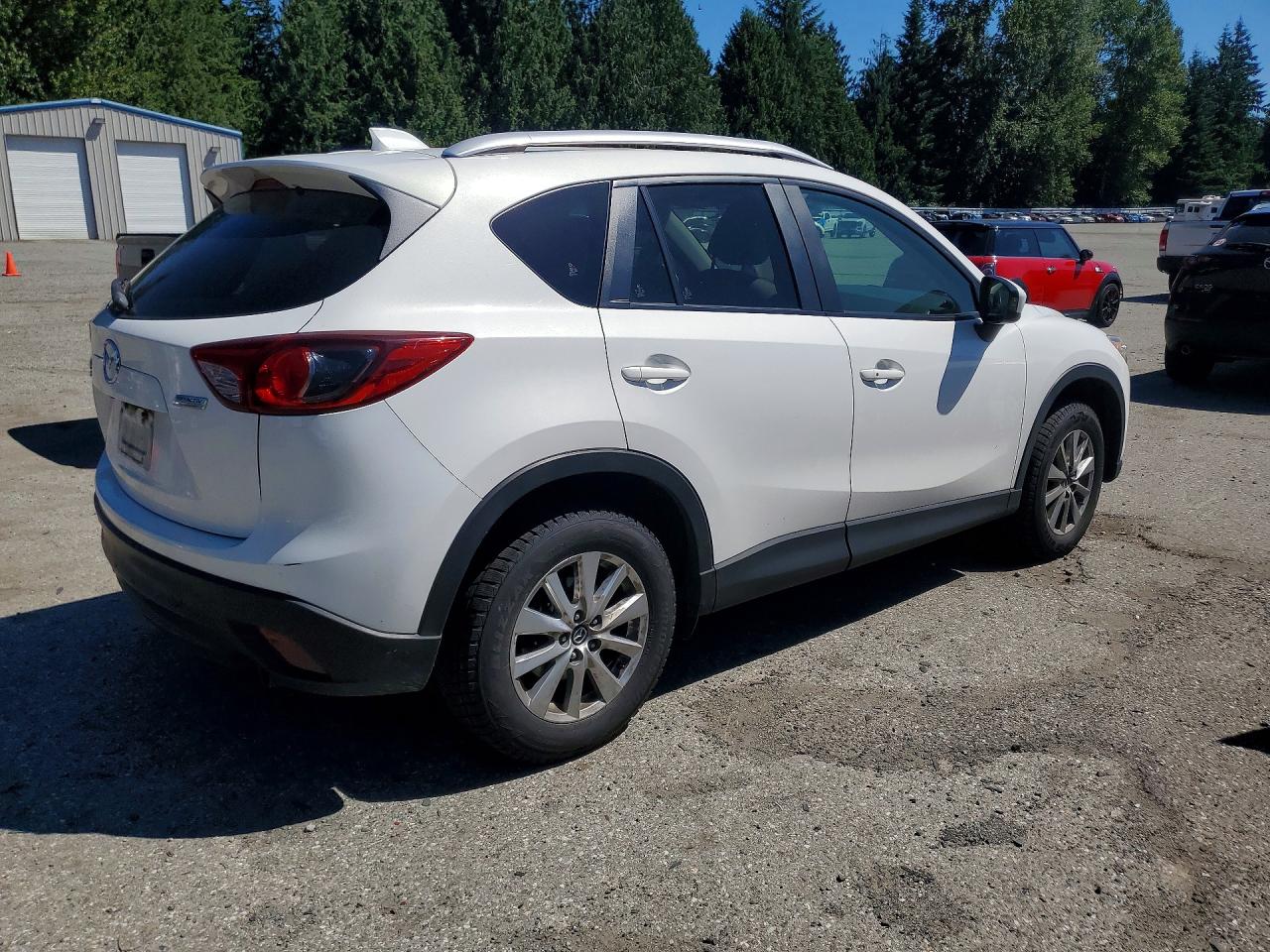 2015 Mazda Cx-5 Touring White vin: JM3KE4CY2F0442894