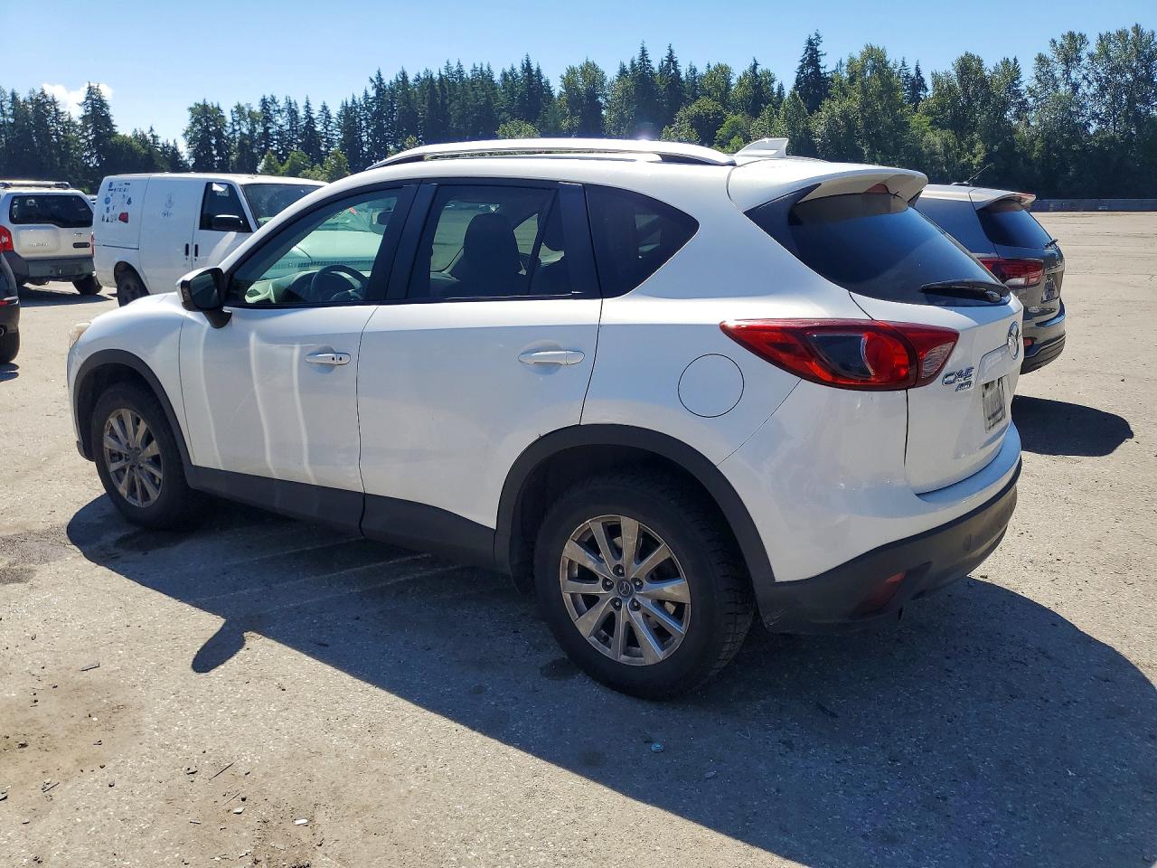 2015 Mazda Cx-5 Touring White vin: JM3KE4CY2F0442894