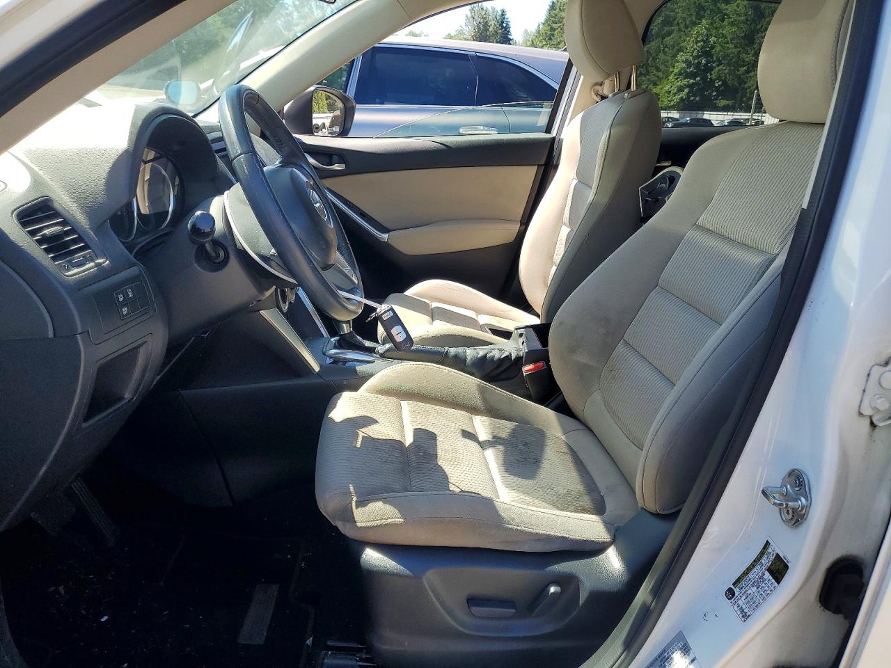 2015 Mazda Cx-5 Touring White vin: JM3KE4CY2F0442894