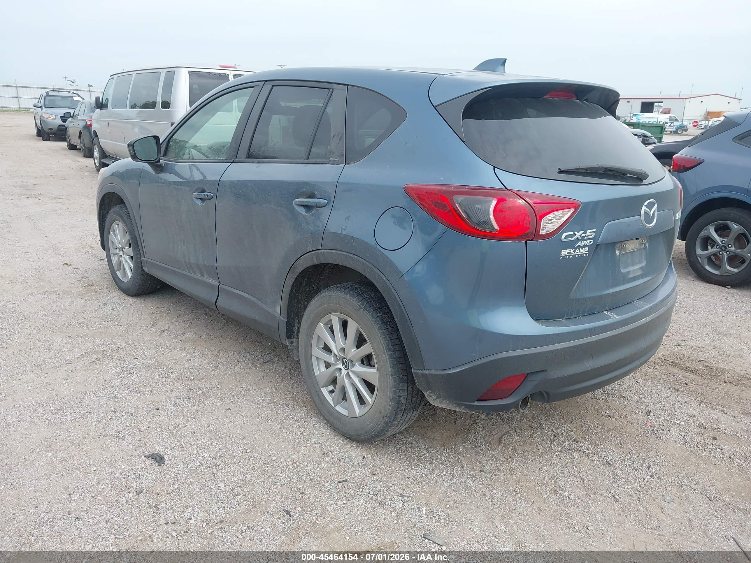 2015 Mazda Cx-5 Touring Blue vin: JM3KE4CY2F0447691