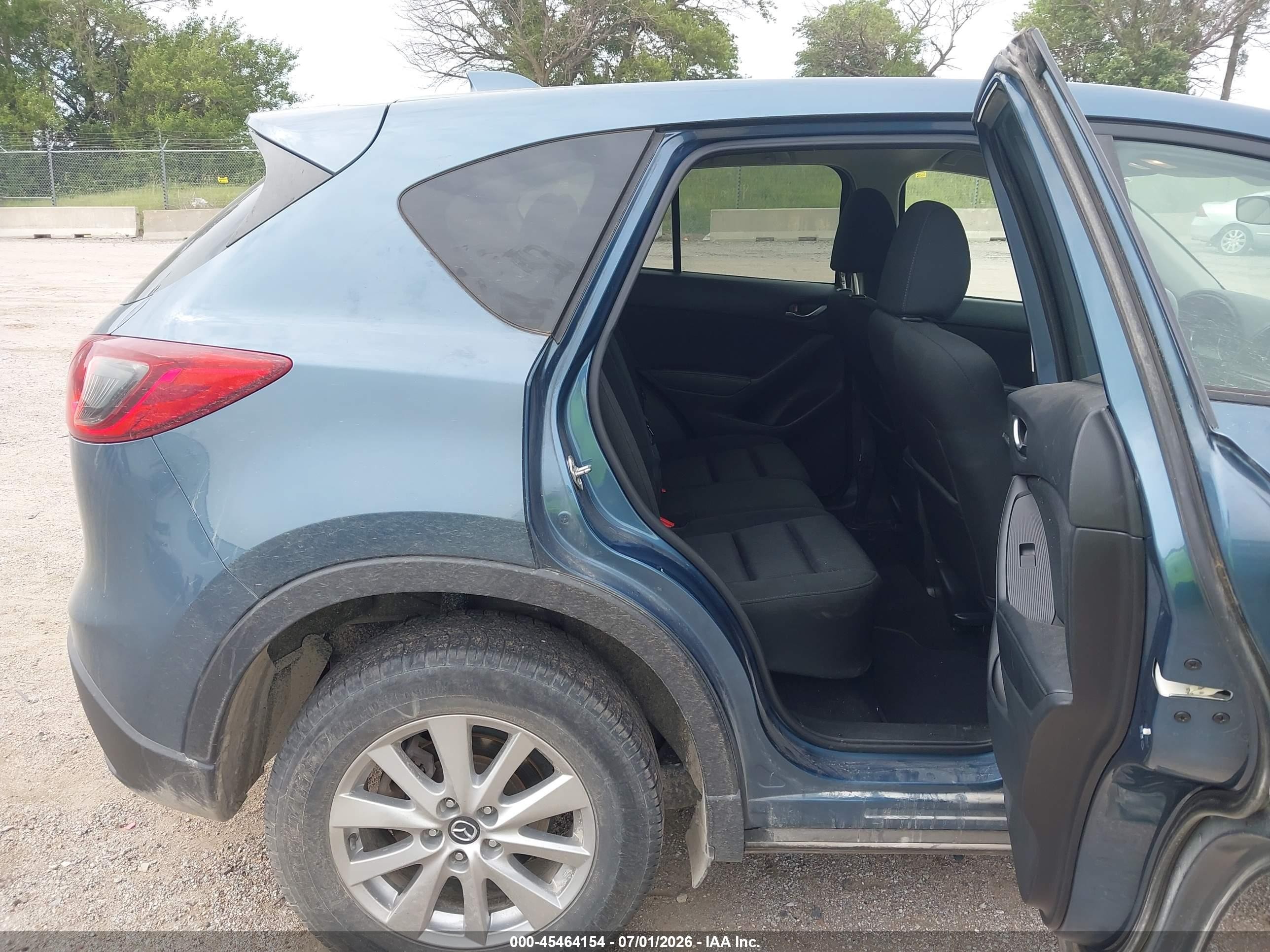 2015 Mazda Cx-5 Touring Blue vin: JM3KE4CY2F0447691