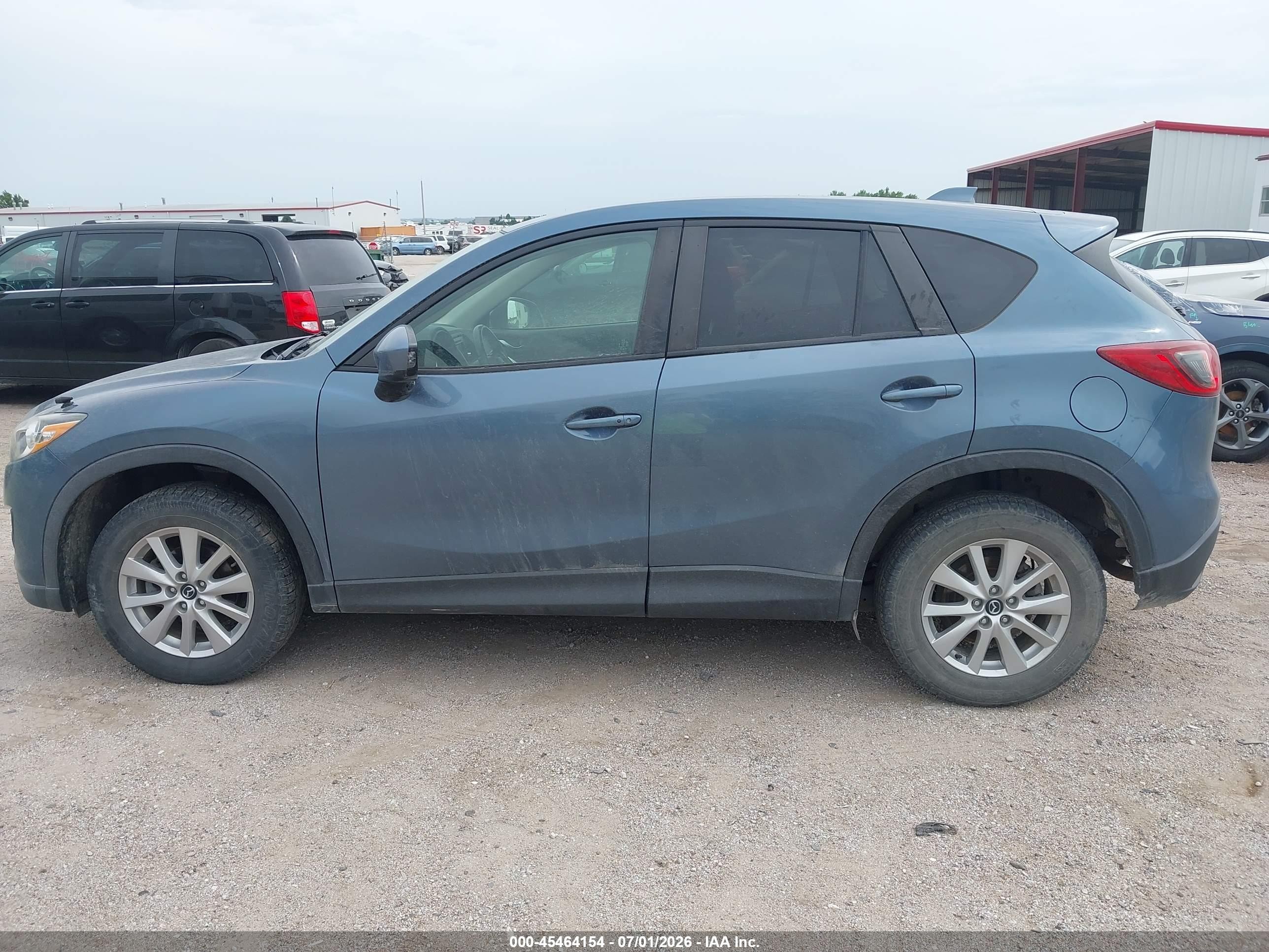 2015 Mazda Cx-5 Touring Blue vin: JM3KE4CY2F0447691