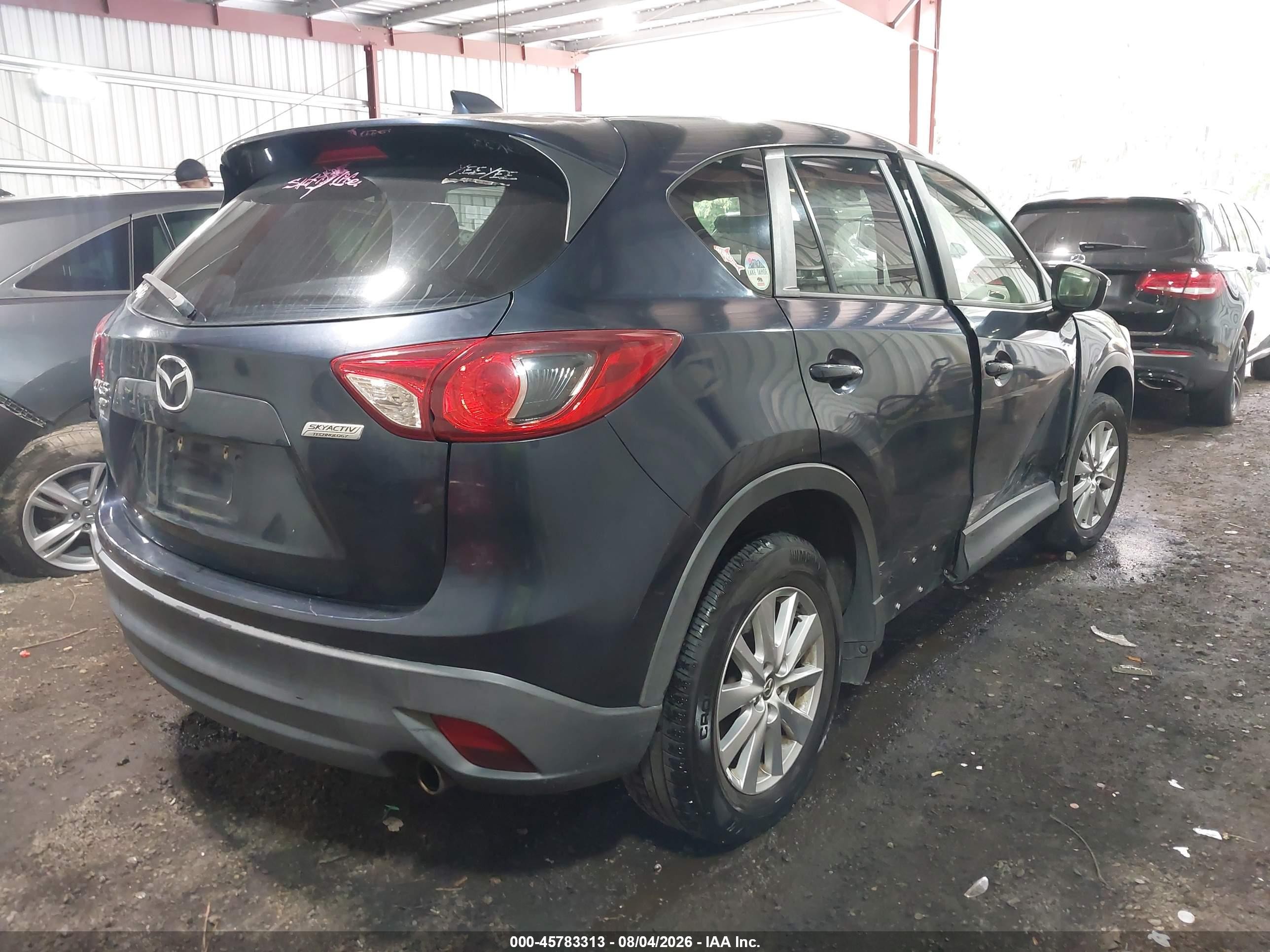 2015 Mazda Cx-5 Touring Blue vin: JM3KE4CY2F0472090