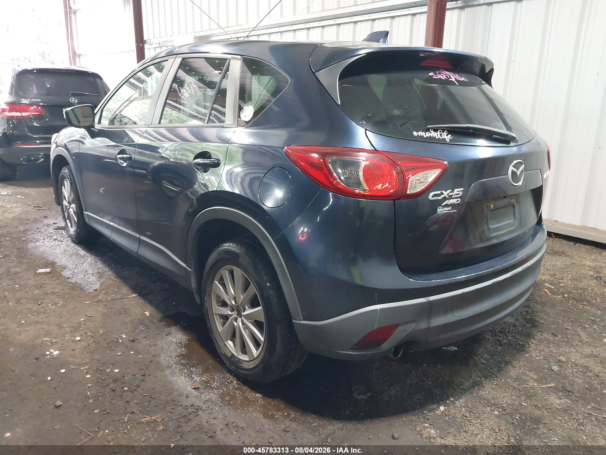 2015 Mazda Cx-5 Touring Blue vin: JM3KE4CY2F0472090