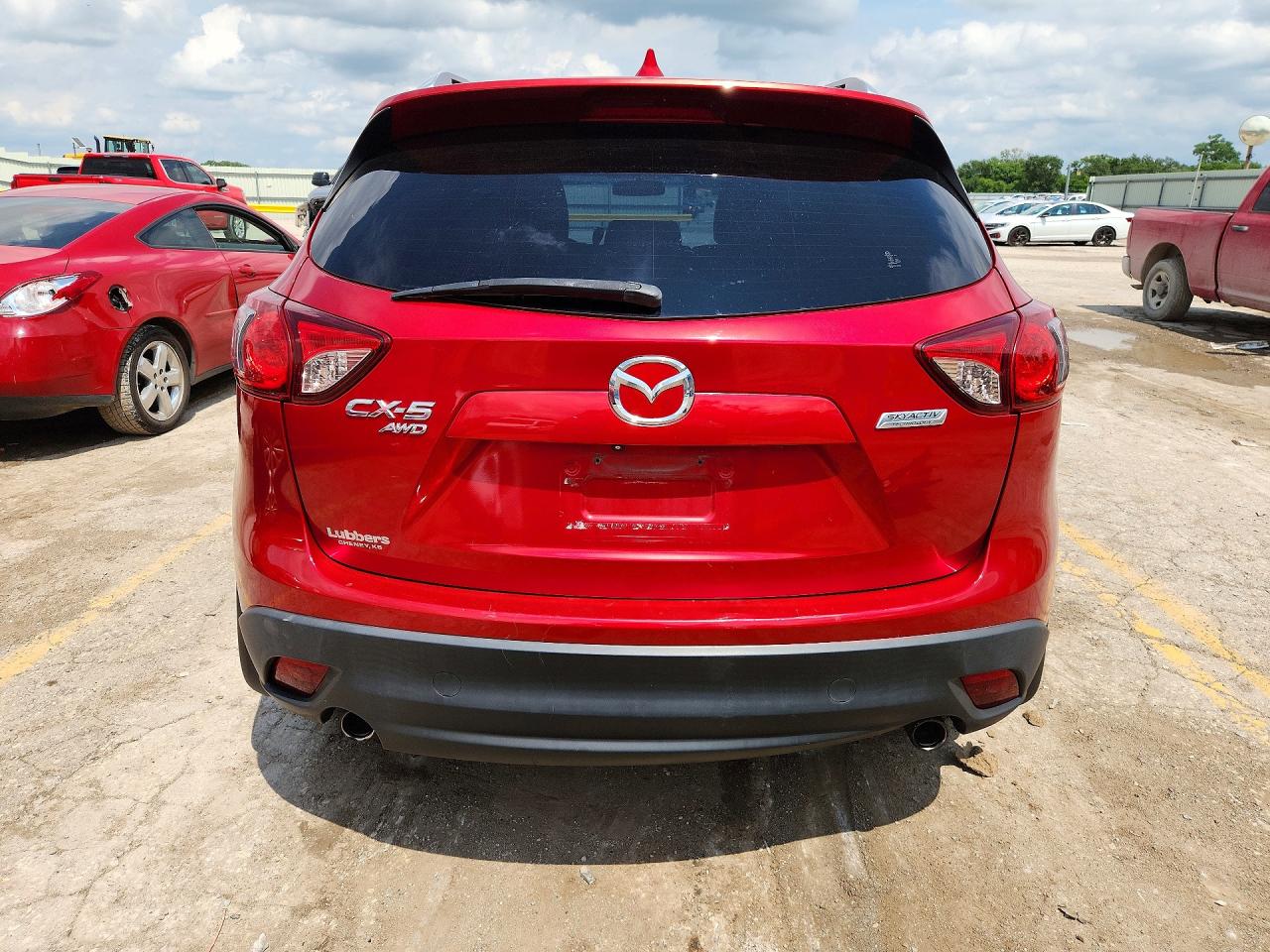 2015 Mazda Cx-5 Touring Red vin: JM3KE4CY2F0475443