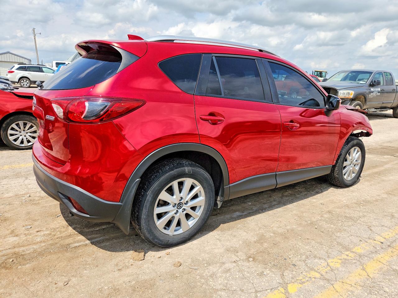 2015 Mazda Cx-5 Touring Red vin: JM3KE4CY2F0475443
