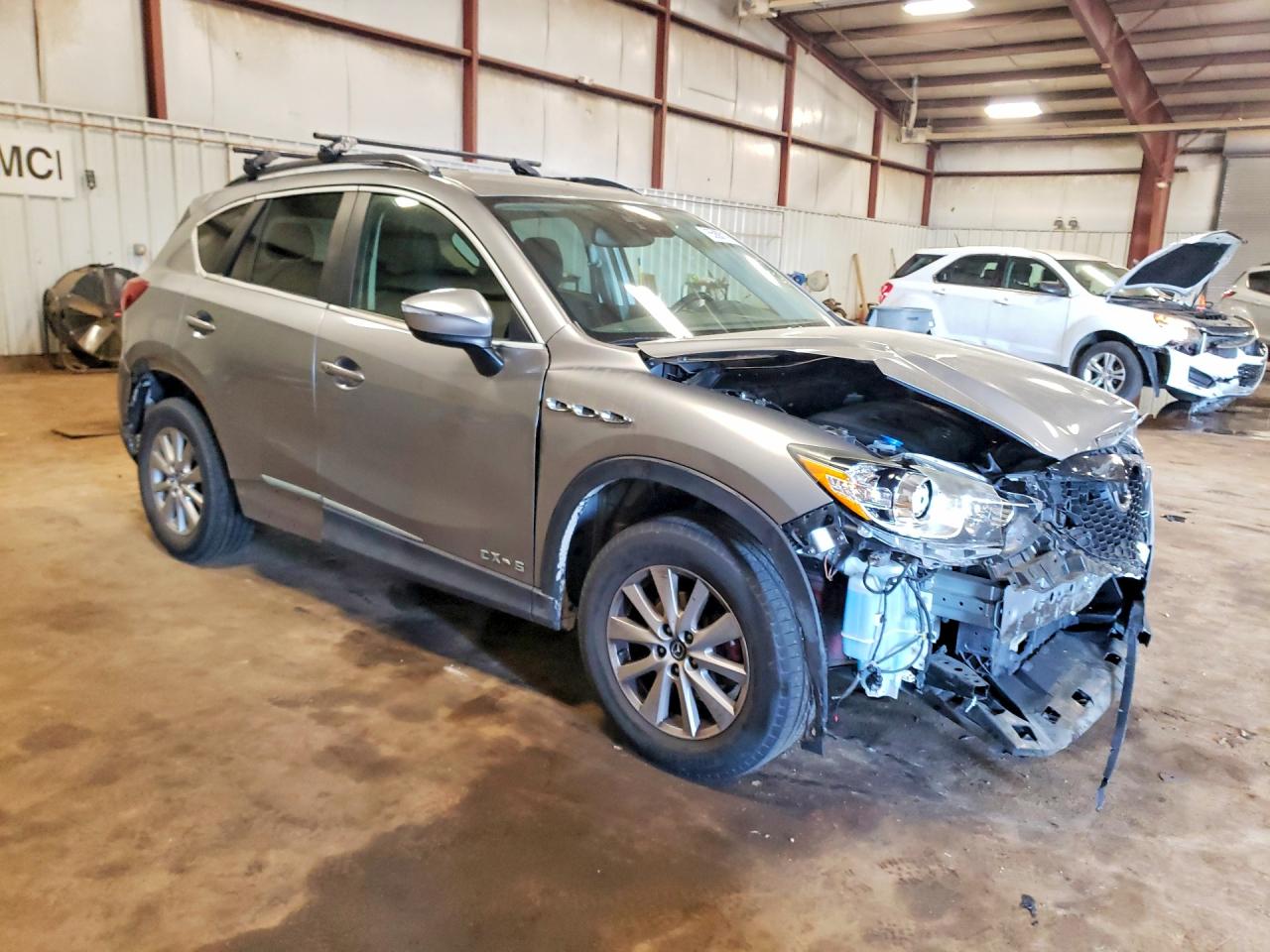 2015 Mazda Cx-5 Touring Gray vin: JM3KE4CY2F0480898